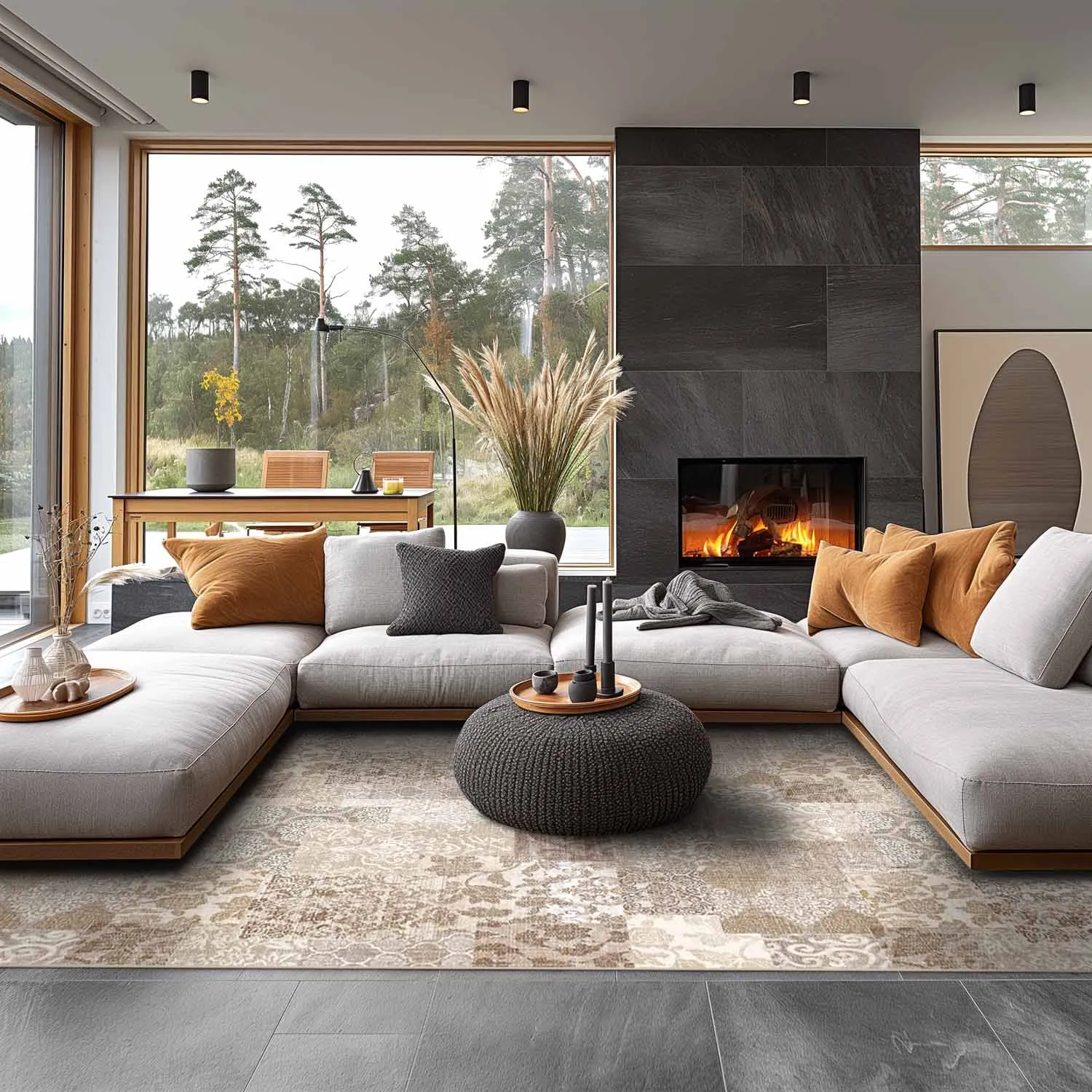 Wilton-tæppe - Carthage (beige)