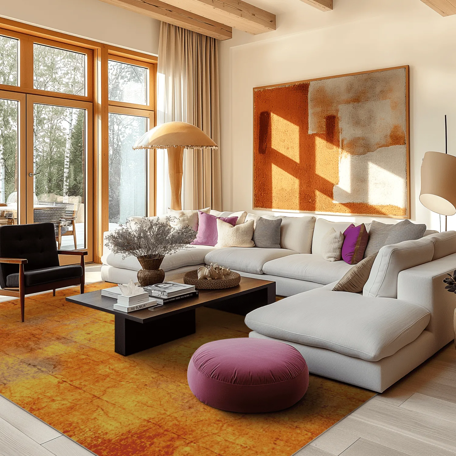 Wilton-tæppe - Cesano (orange)