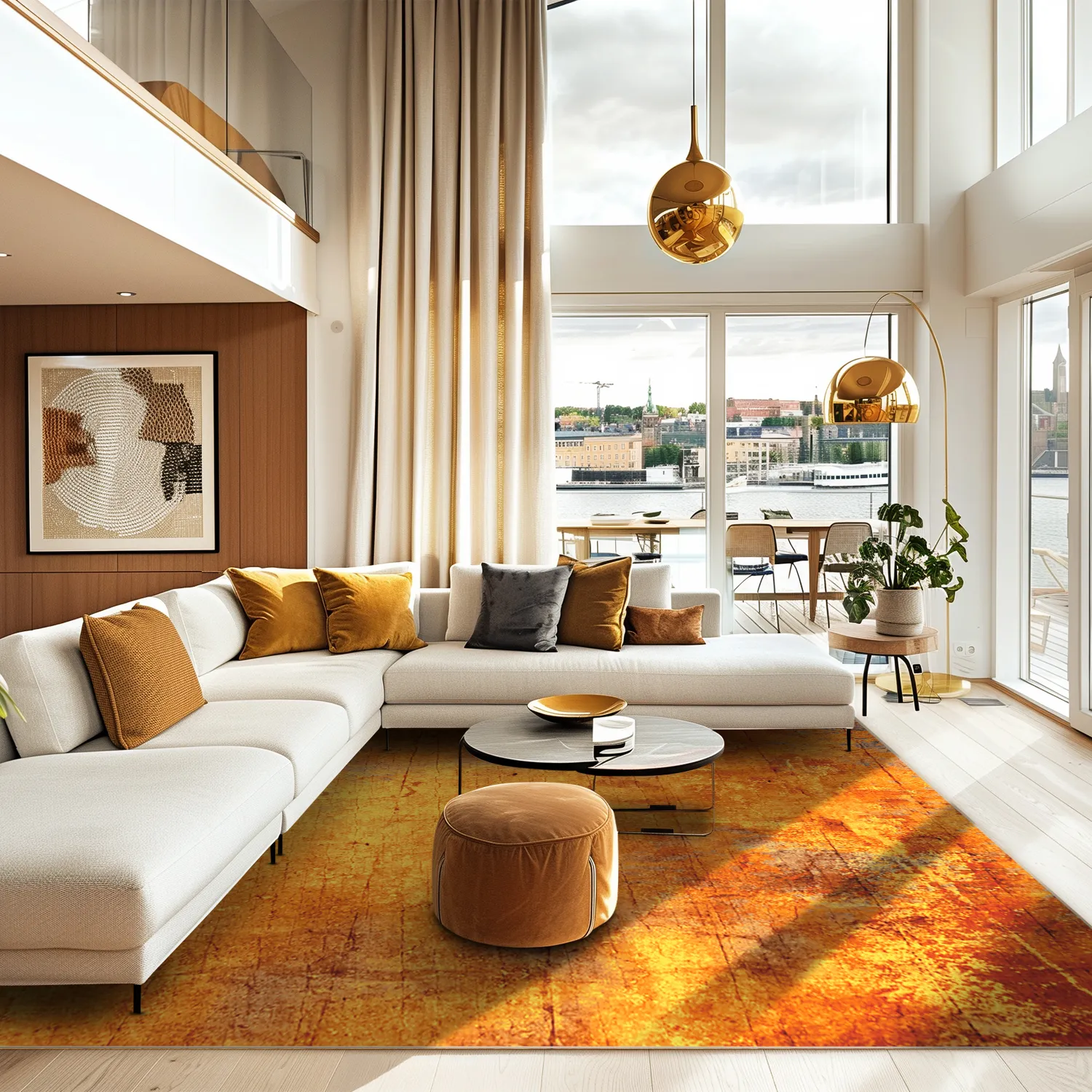 Wilton-tæppe - Cesano (orange)