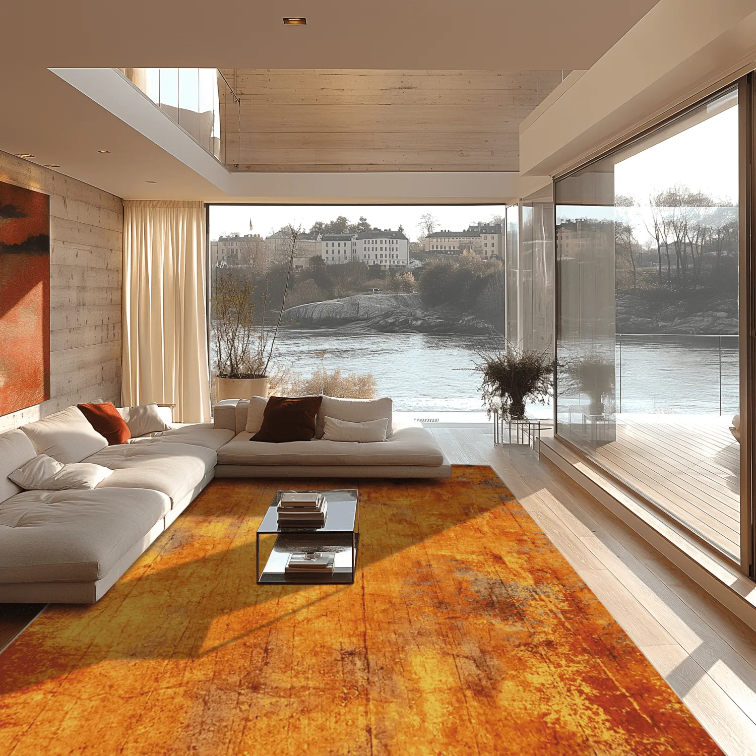 Wilton-tæppe - Cesano (orange)