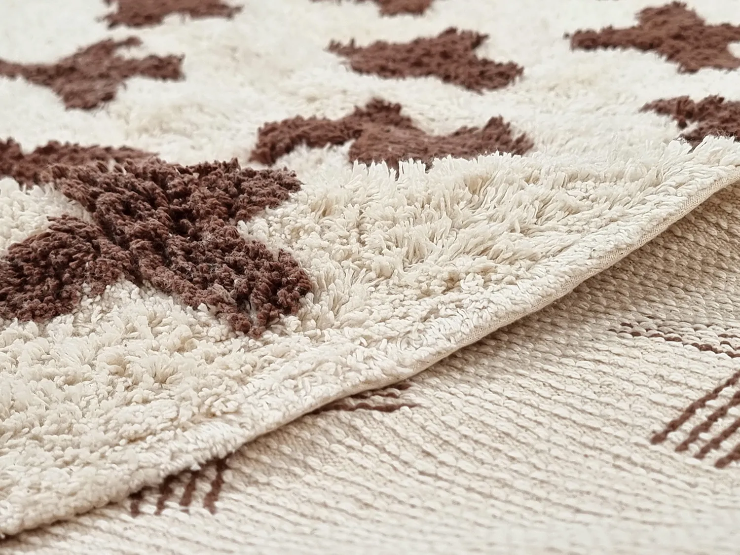 Runde tæpper - Chesley Natural Cotton Shaggy (beige)