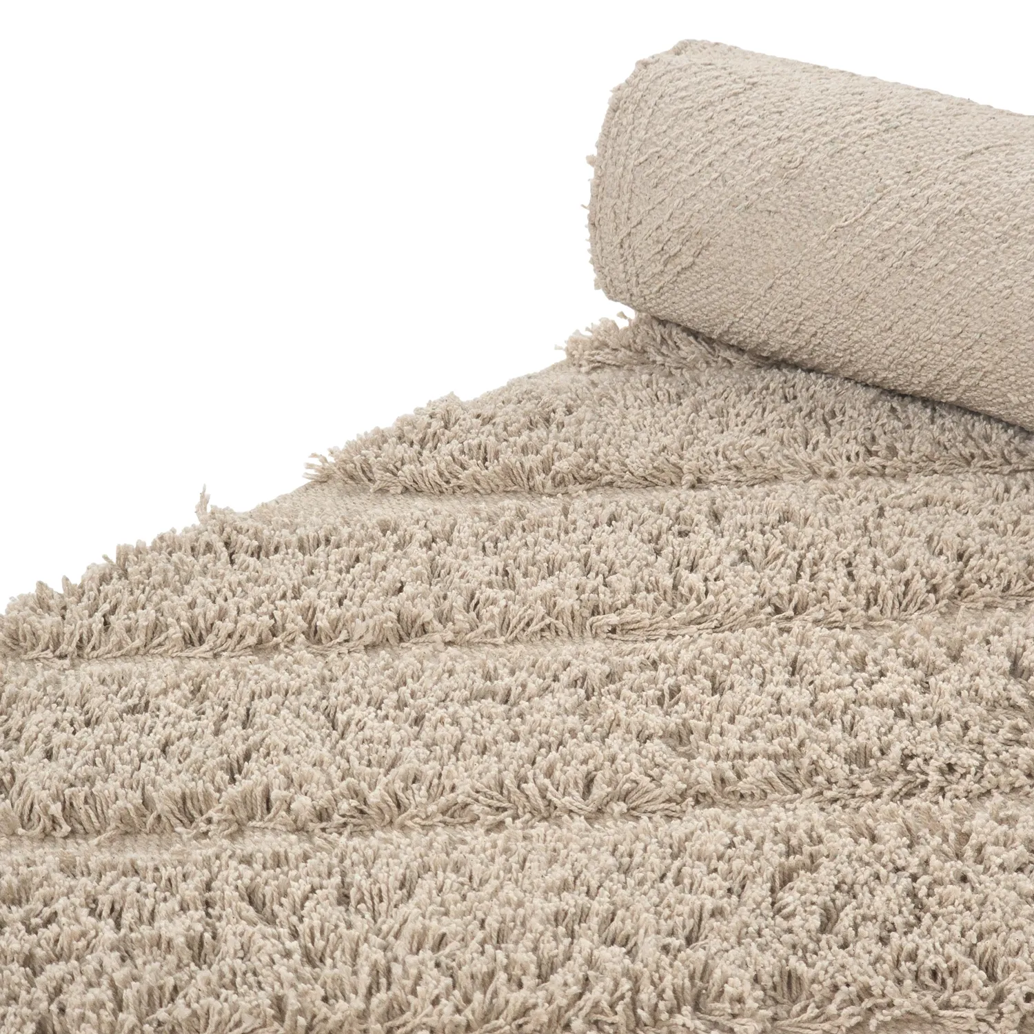 Ryatæpper - Conara Natural Cotton Shaggy (beige)