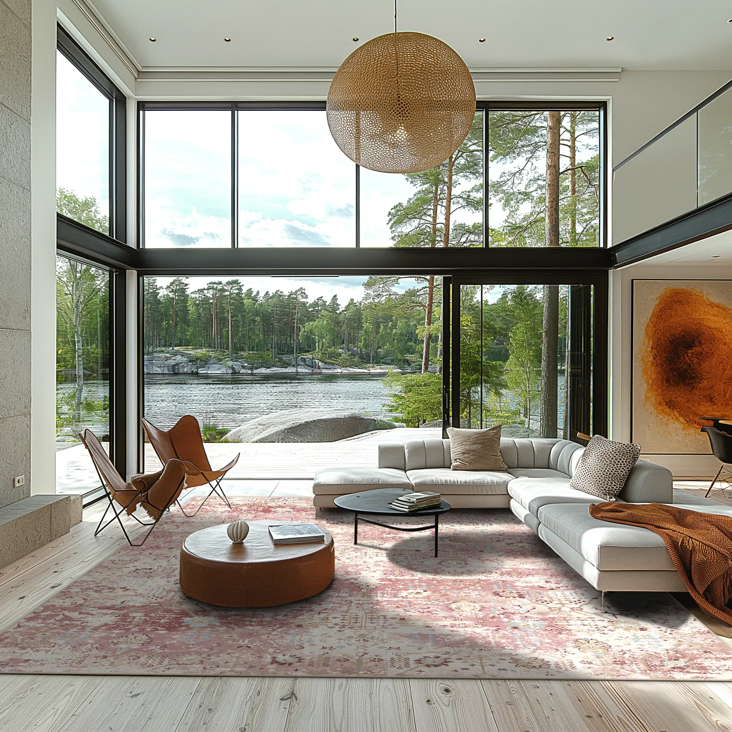 Wilton-tæppe - Enfidha (lyserød)