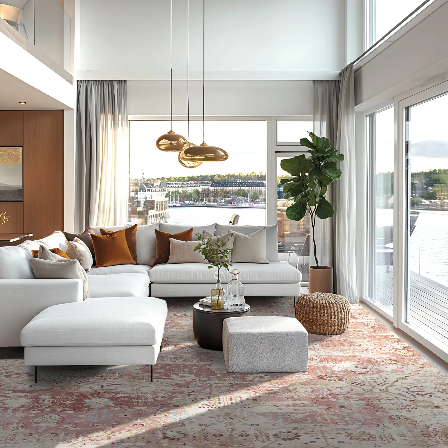 Wilton-tæppe - Enfidha (lyserød)