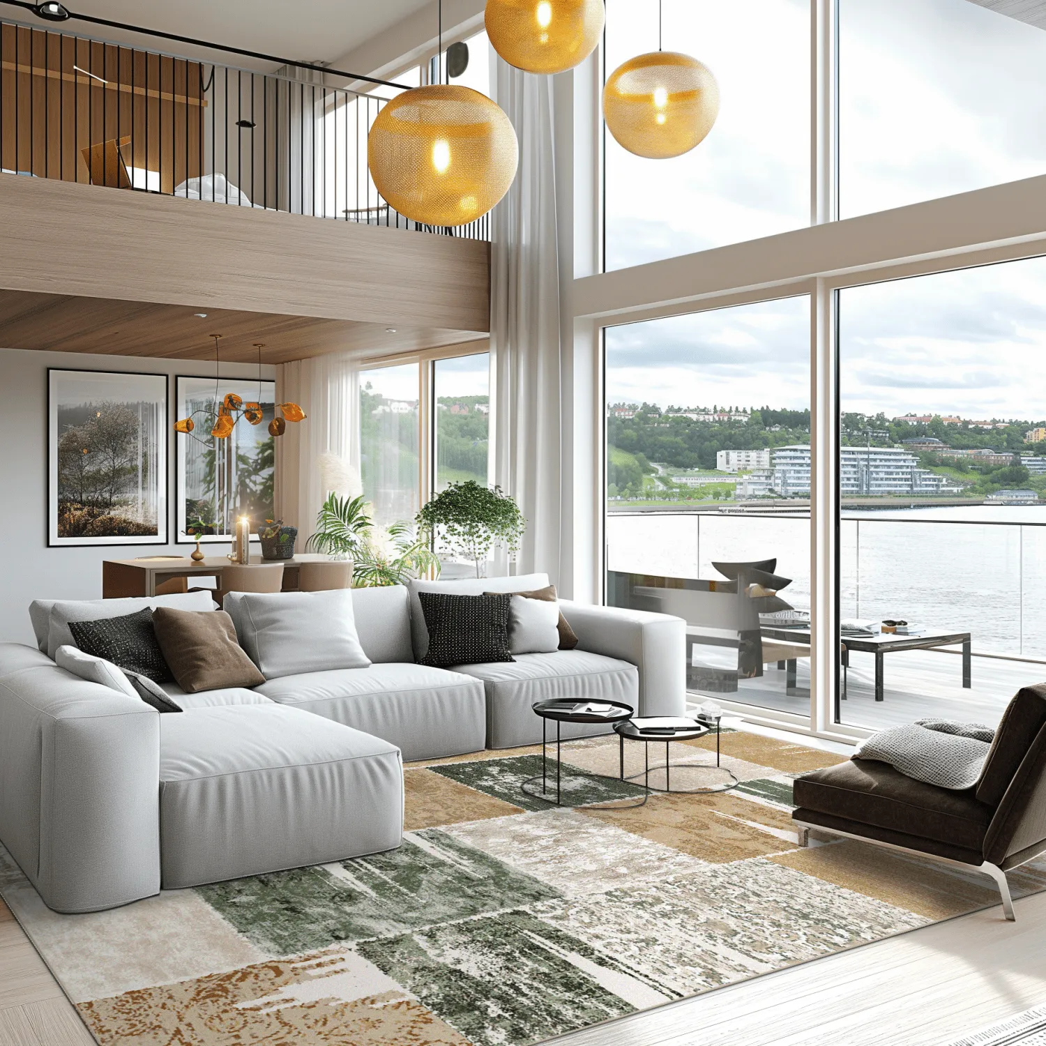 Wilton-tæppe - Ephesus (grøn)