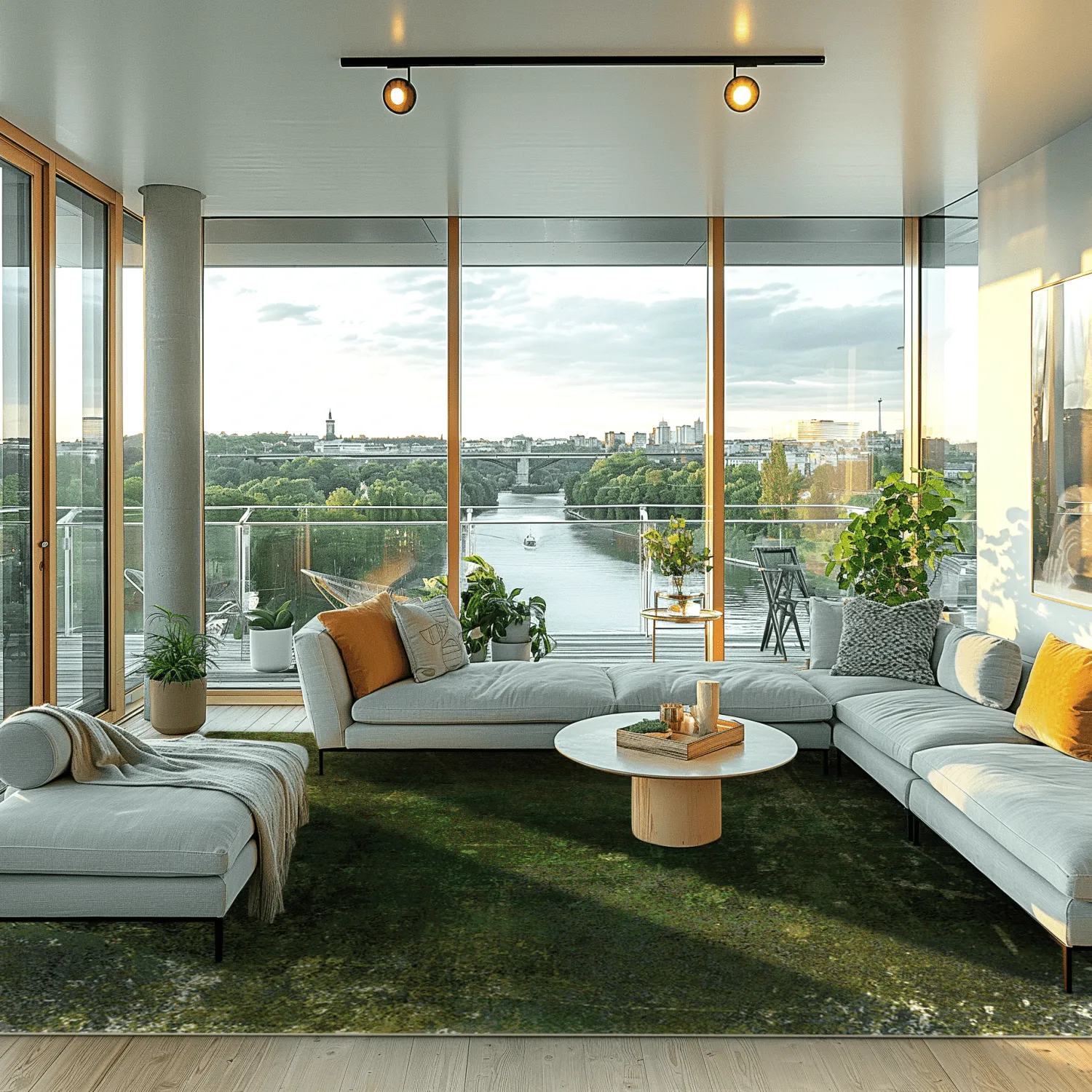 Wilton-tæppe - Estrada (grøn)