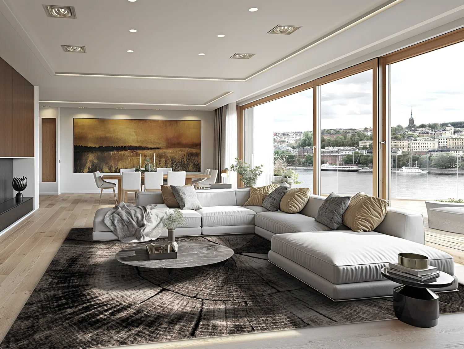 Wilton-tæppe - Event (grå)