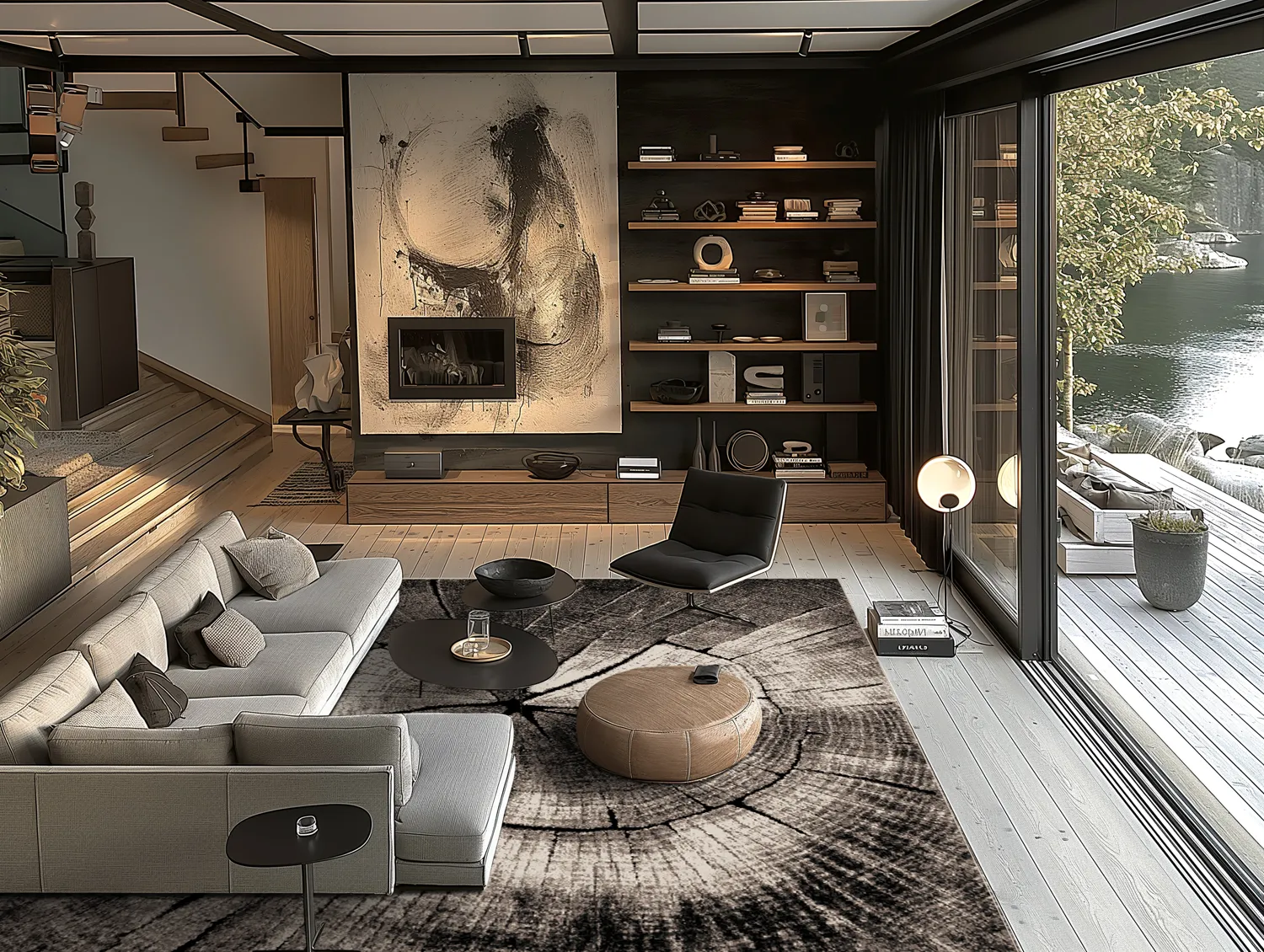 Wilton-tæppe - Event (grå)