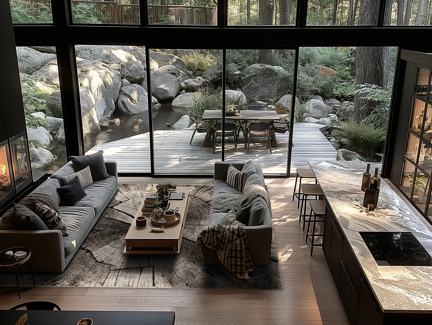 Wilton-tæppe - Event (grå)