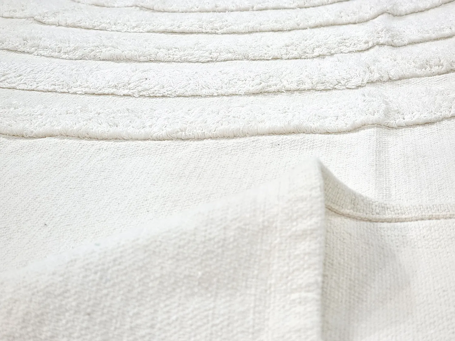 Ryatæpper - Everly Natural Cotton Shaggy (offwhite)