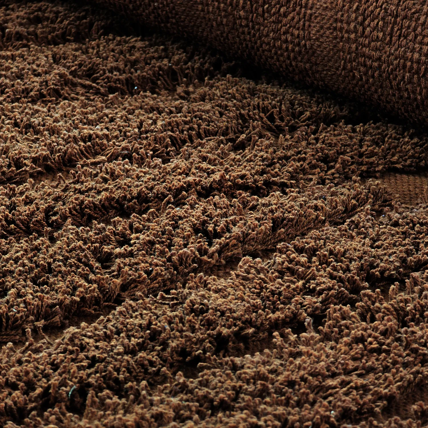 Ryatæpper - Farley Natural Cotton Shaggy (brun)