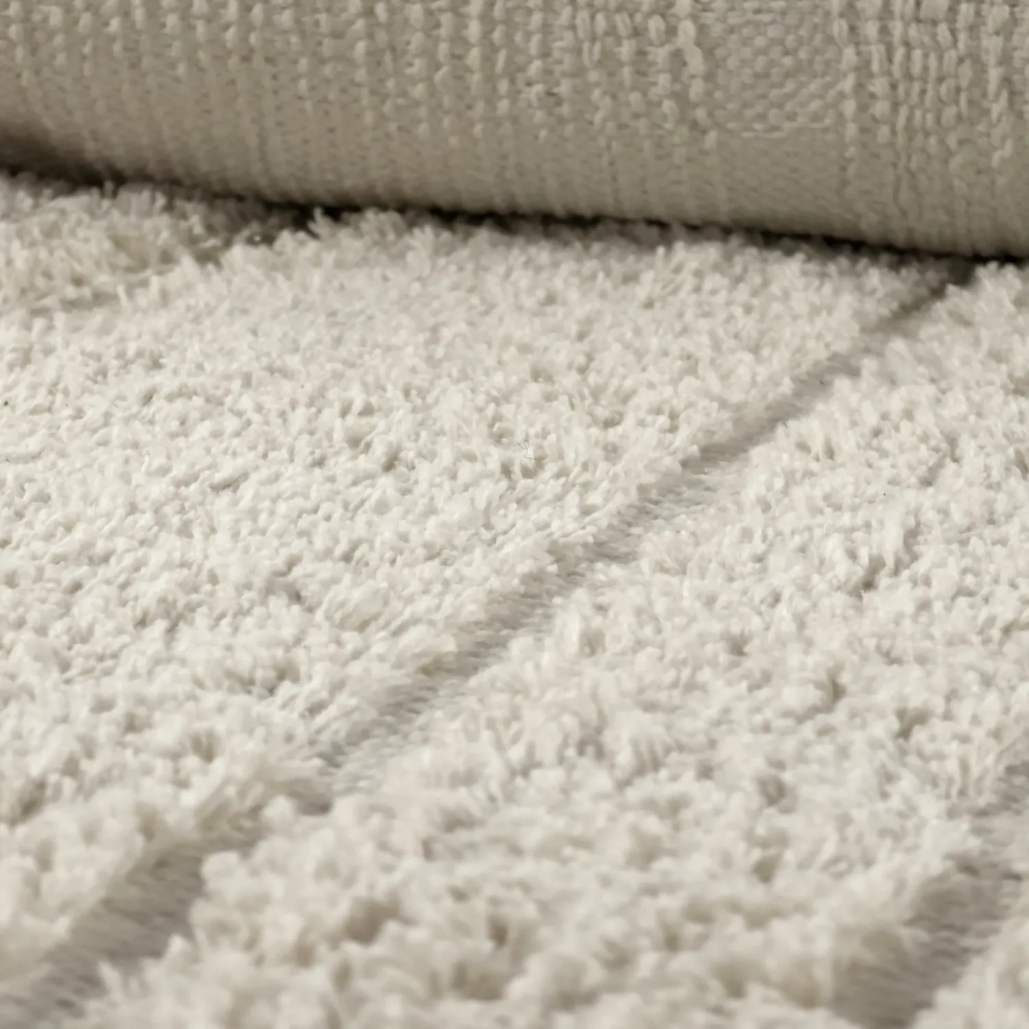 Ryatæpper - Farley Natural Cotton Shaggy (off-white)