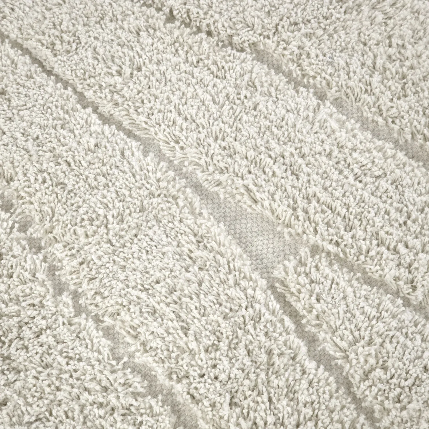 Runde tæpper - Farley Natural Cotton Shaggy (off-white)