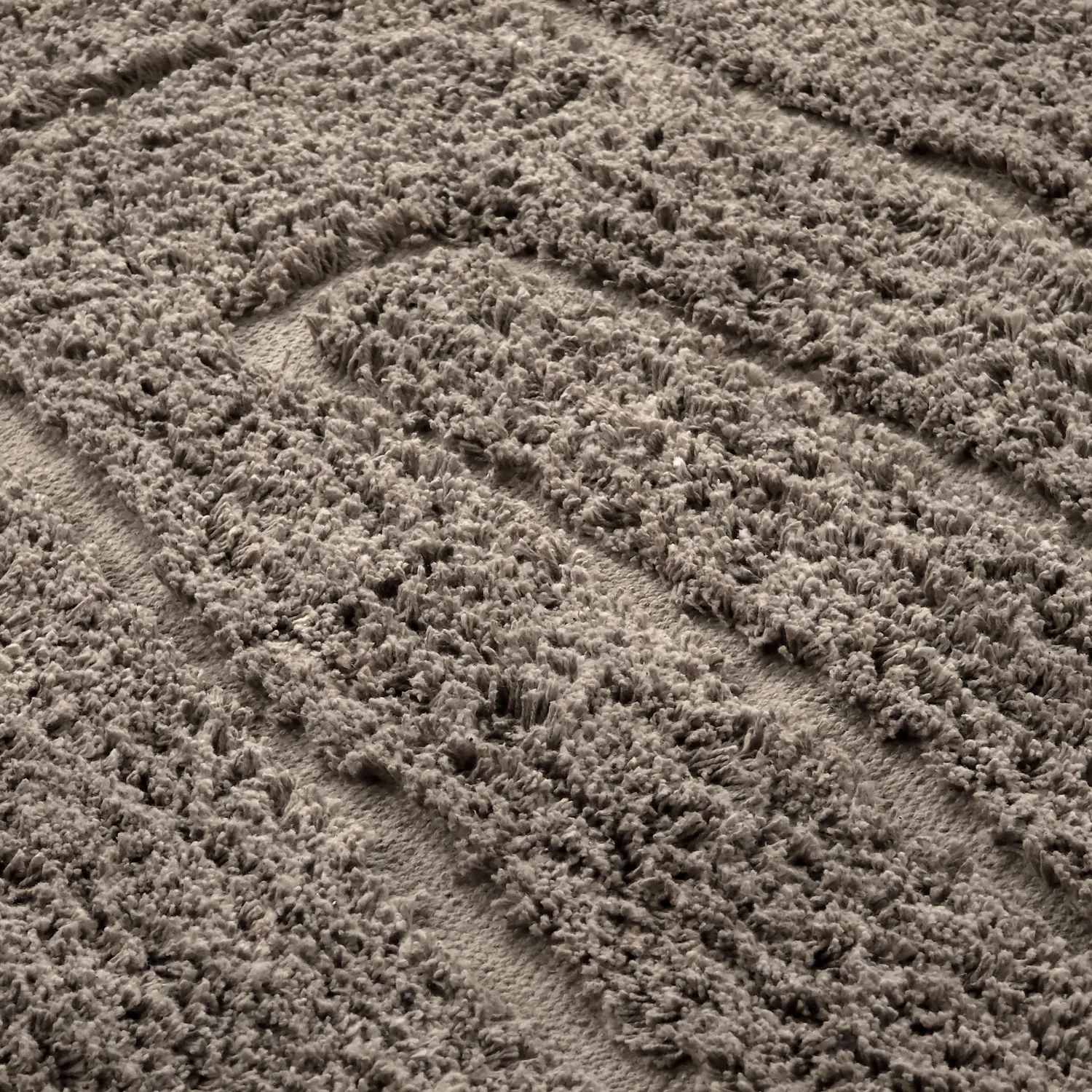 Runde tæpper - Farley Natural Cotton Shaggy (taupe)