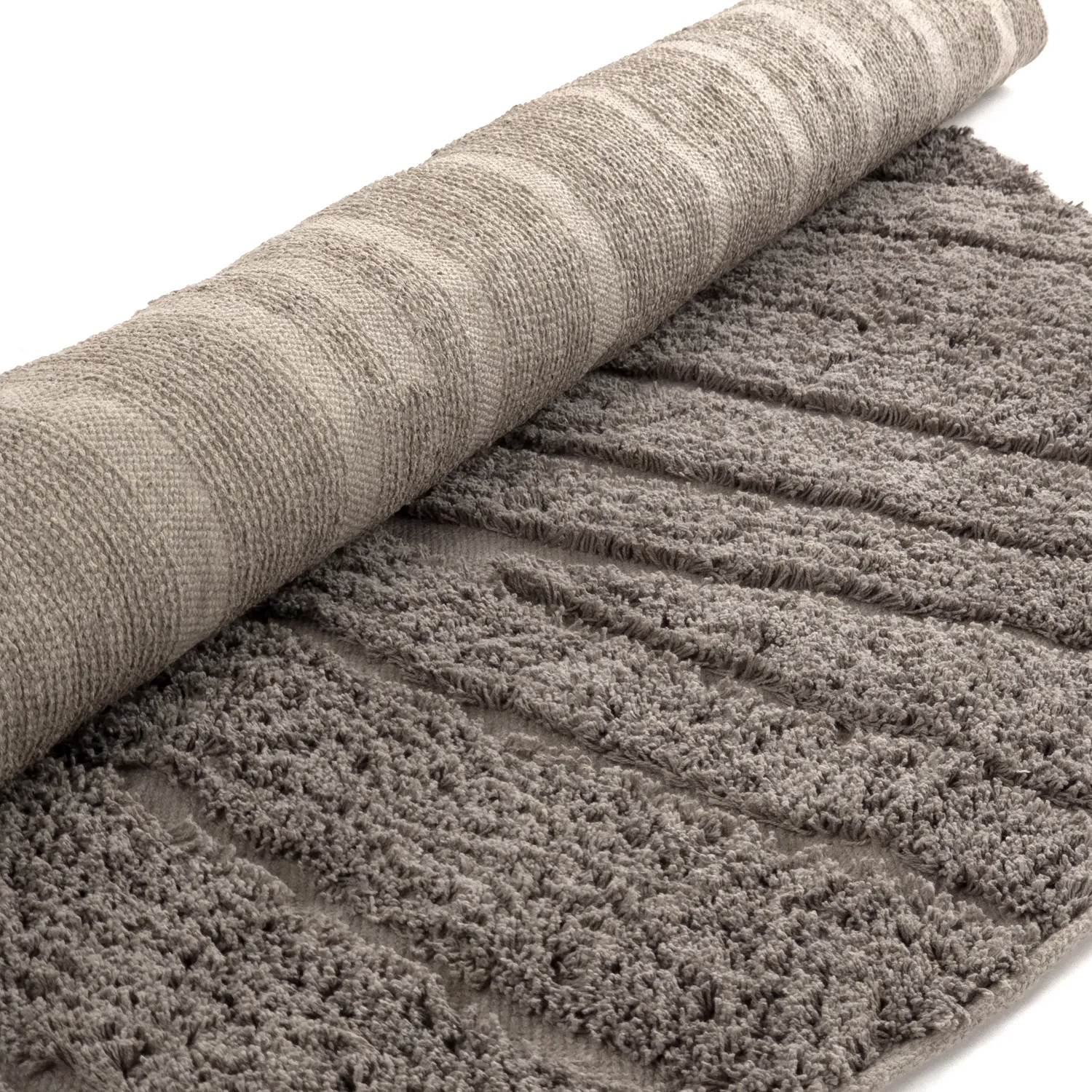 Runde tæpper - Farley Natural Cotton Shaggy (taupe)