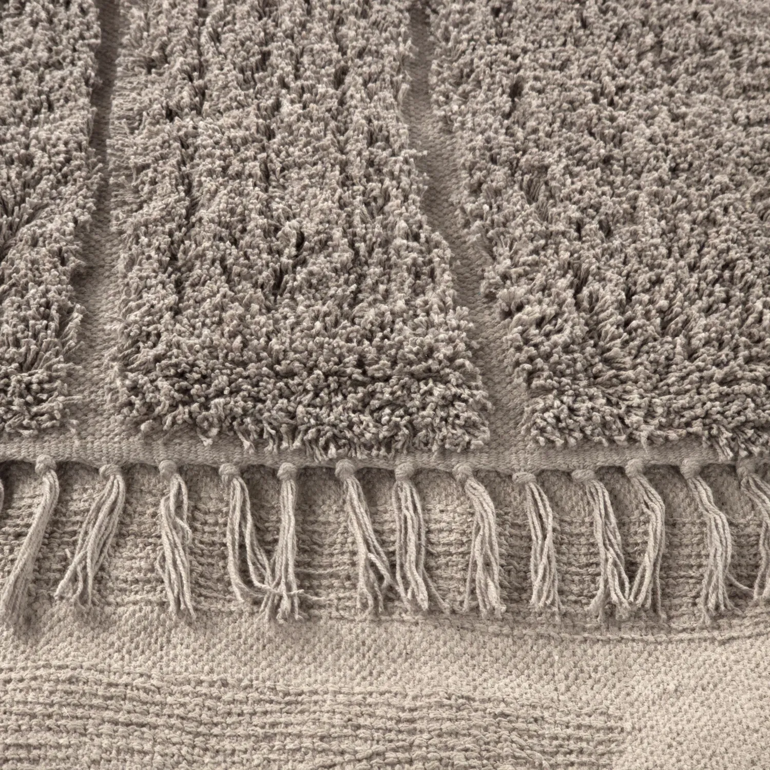 Ryatæpper - Farley Natural Cotton Shaggy (taupe)