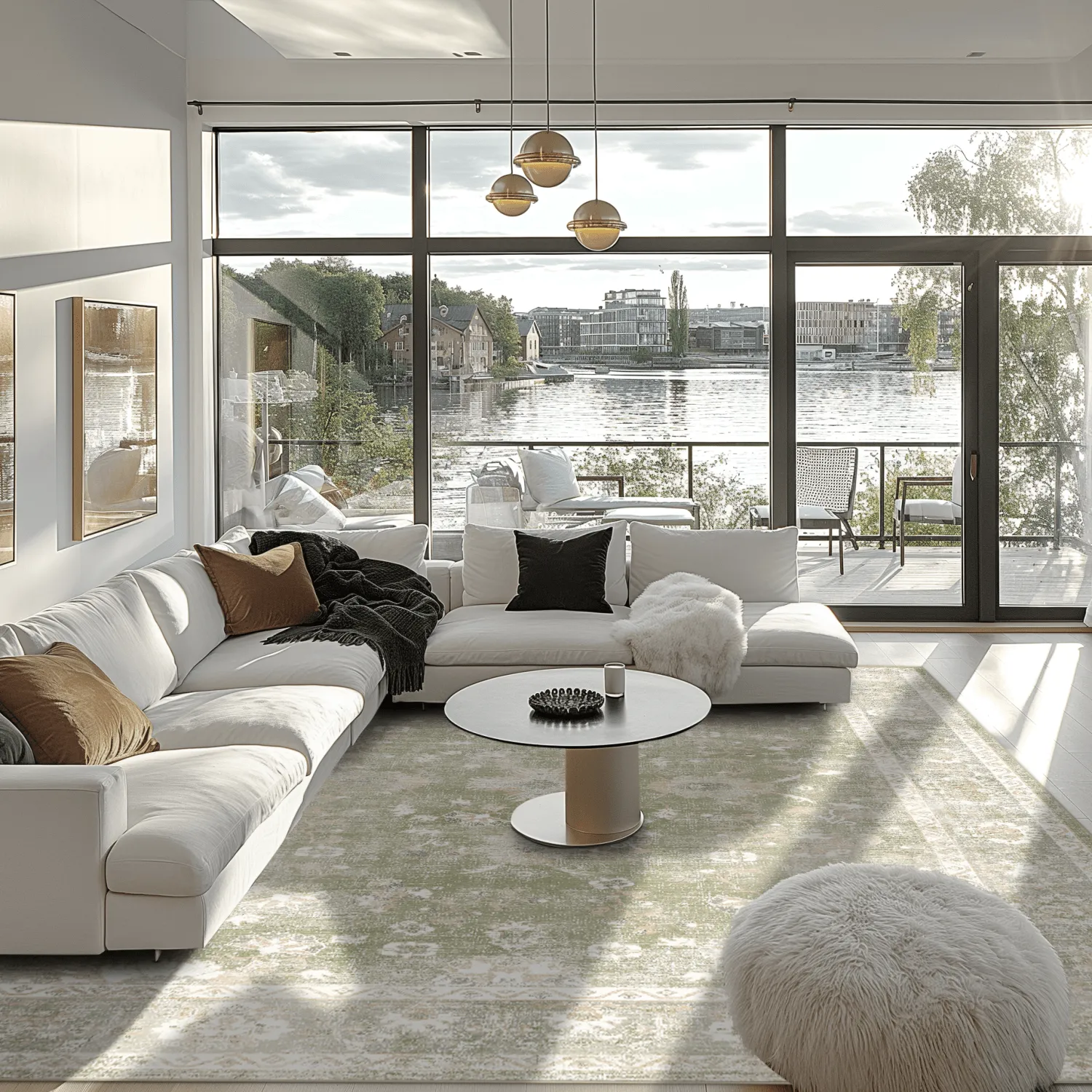 Wilton-tæppe - Gombalia (lysegrøn)