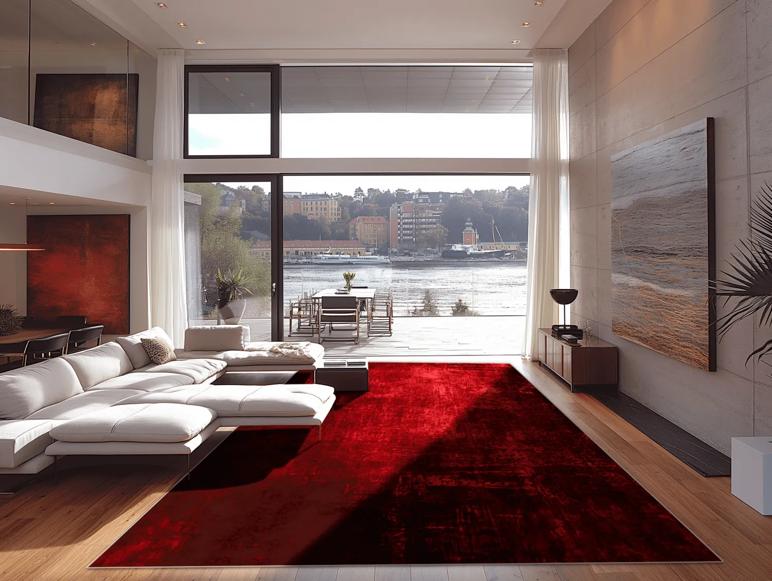 Wilton-tæppe - Frome (rød)