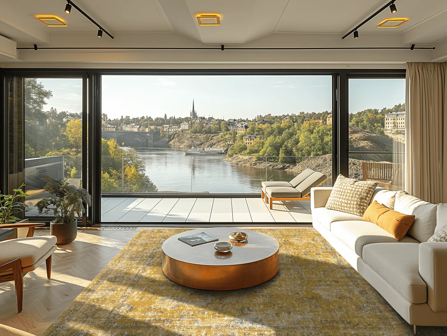 Wilton-tæppe - Gombalia (gul)