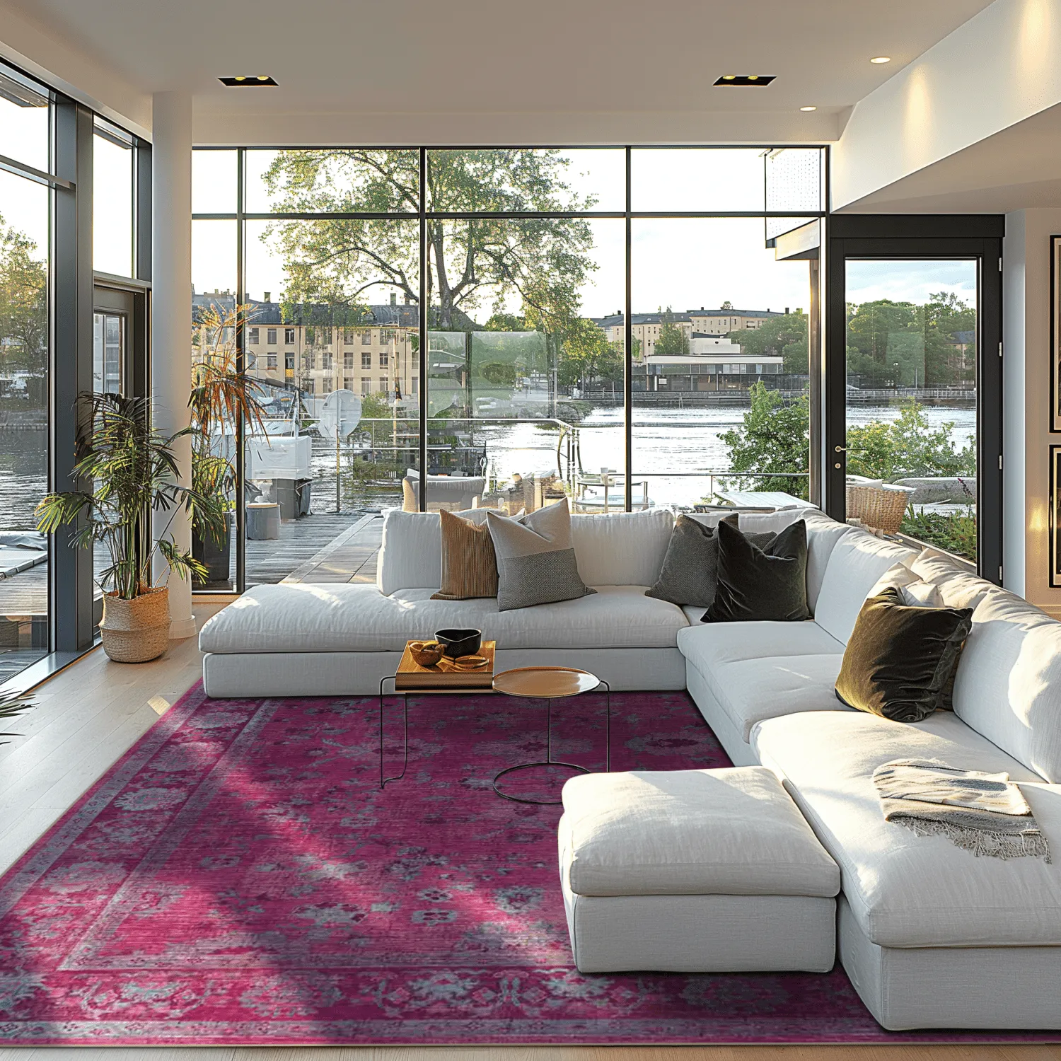 Wilton-tæppe - Gombalia (lilla)