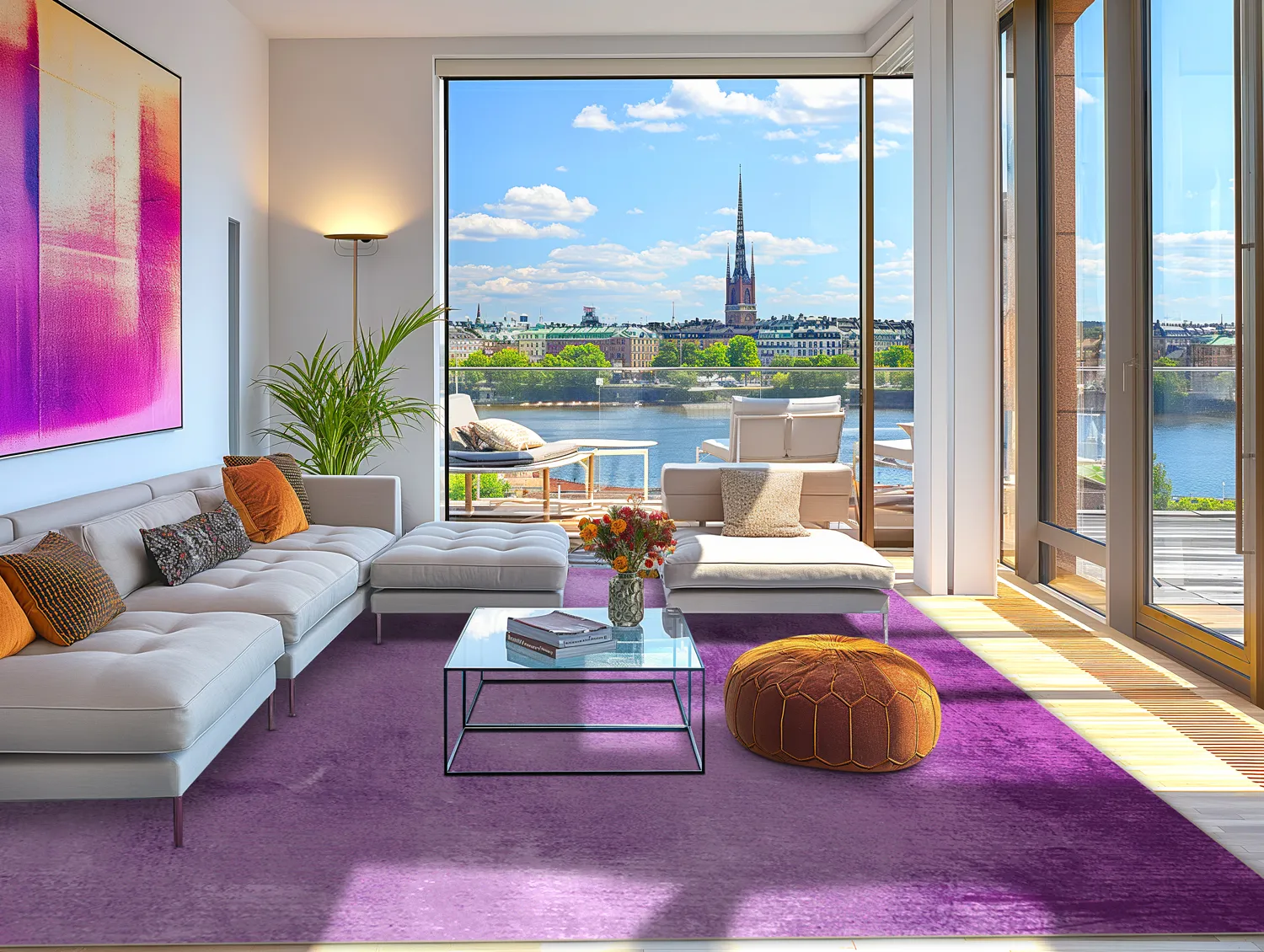 Wilton-tæppe - Guillos (lilla)