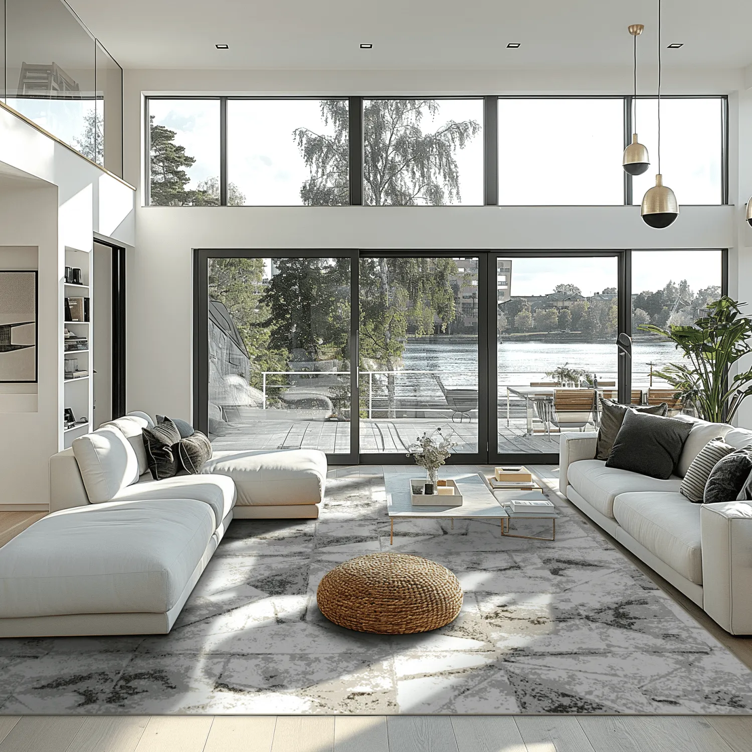 Wilton-tæppe - Hakari (grå)