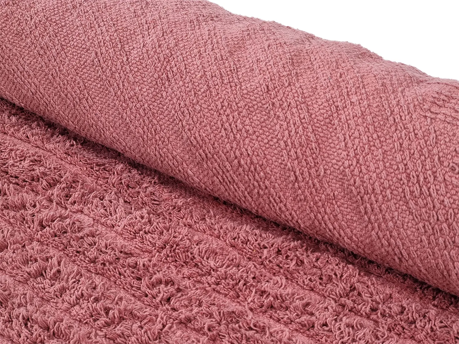 Ryatæpper - Halo Natural Cotton Shaggy (rød)