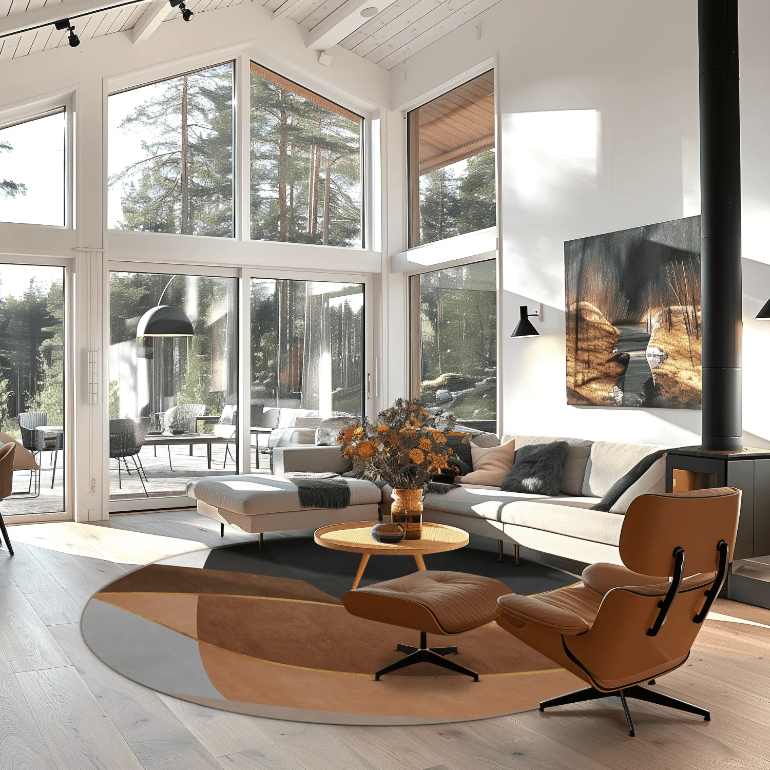 Runde tæpper - Hazel (multi)