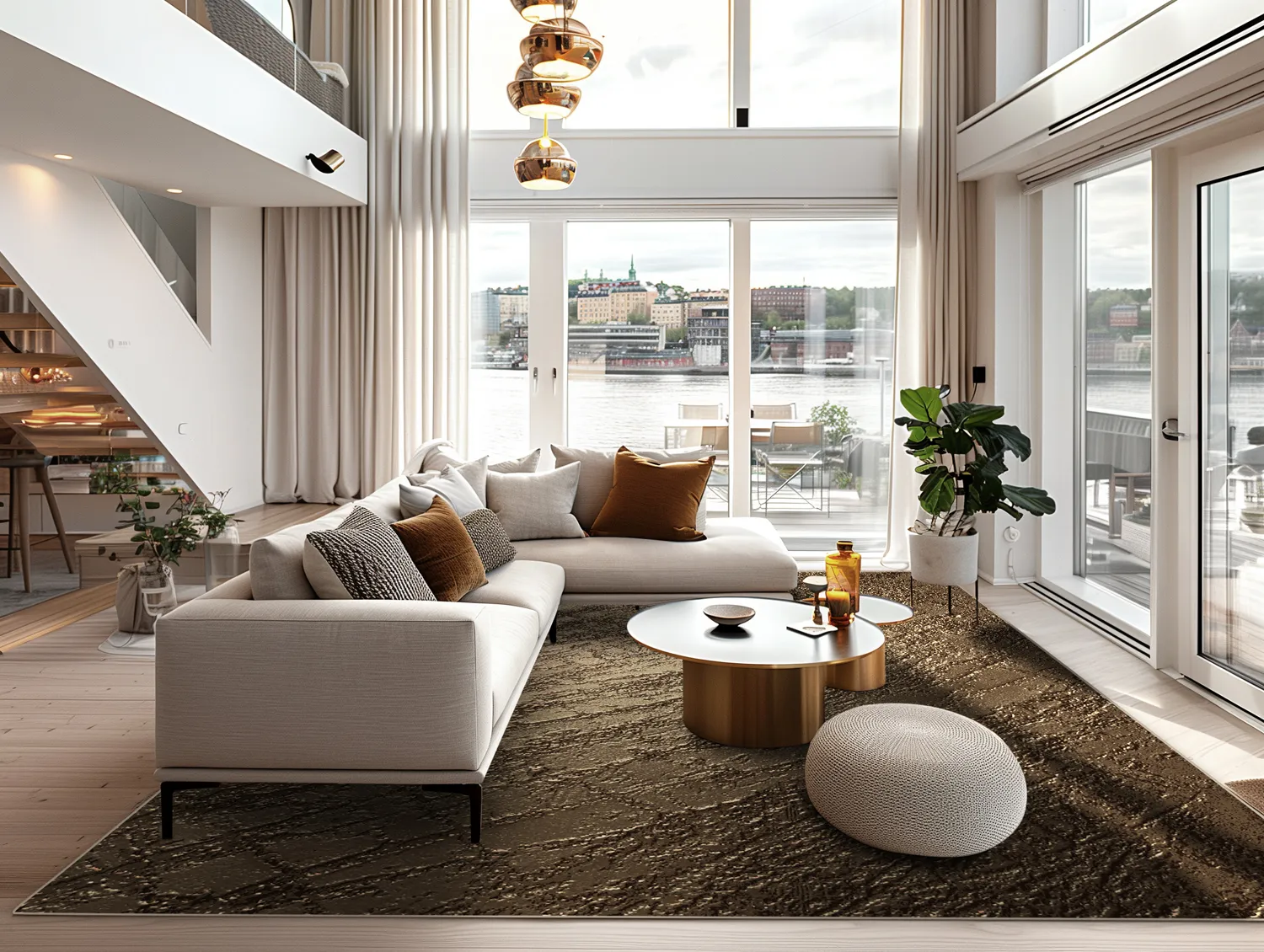 Wilton-tæppe - Junes (guld)