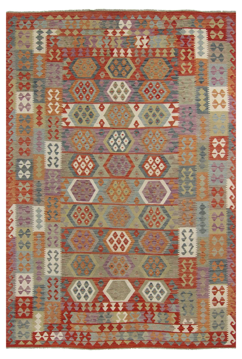 Orientalsk kelimtæppe 304 x 208 cm