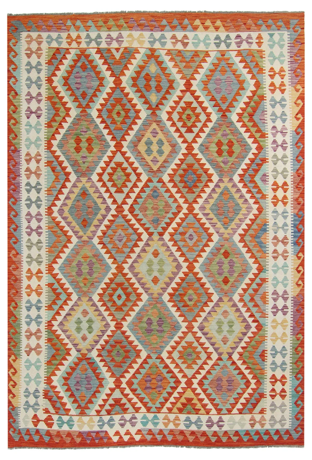 Orientalsk kelimtæppe 292 x 206 cm