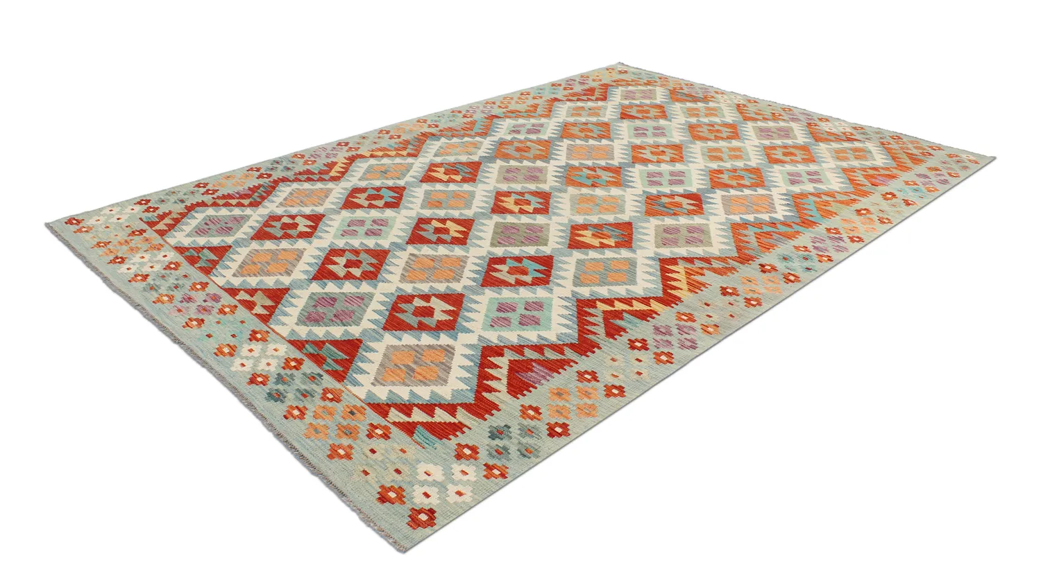 Orientalsk kelimtæppe 297 x 200 cm