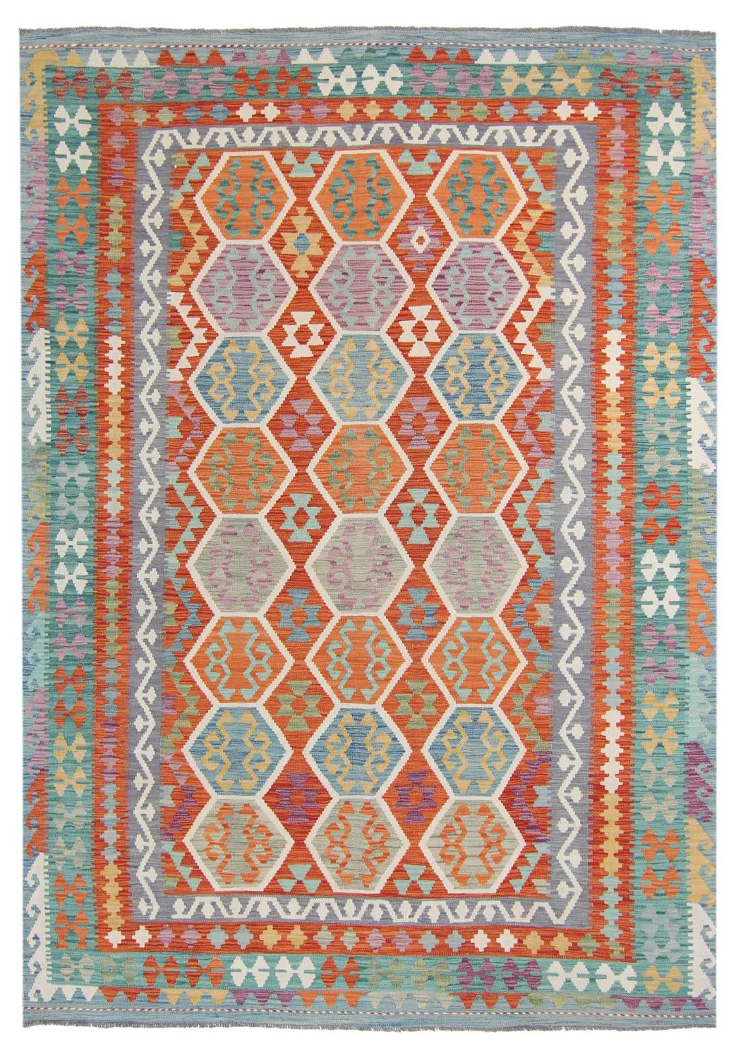 Orientalsk kelimtæppe 300 x 213 cm