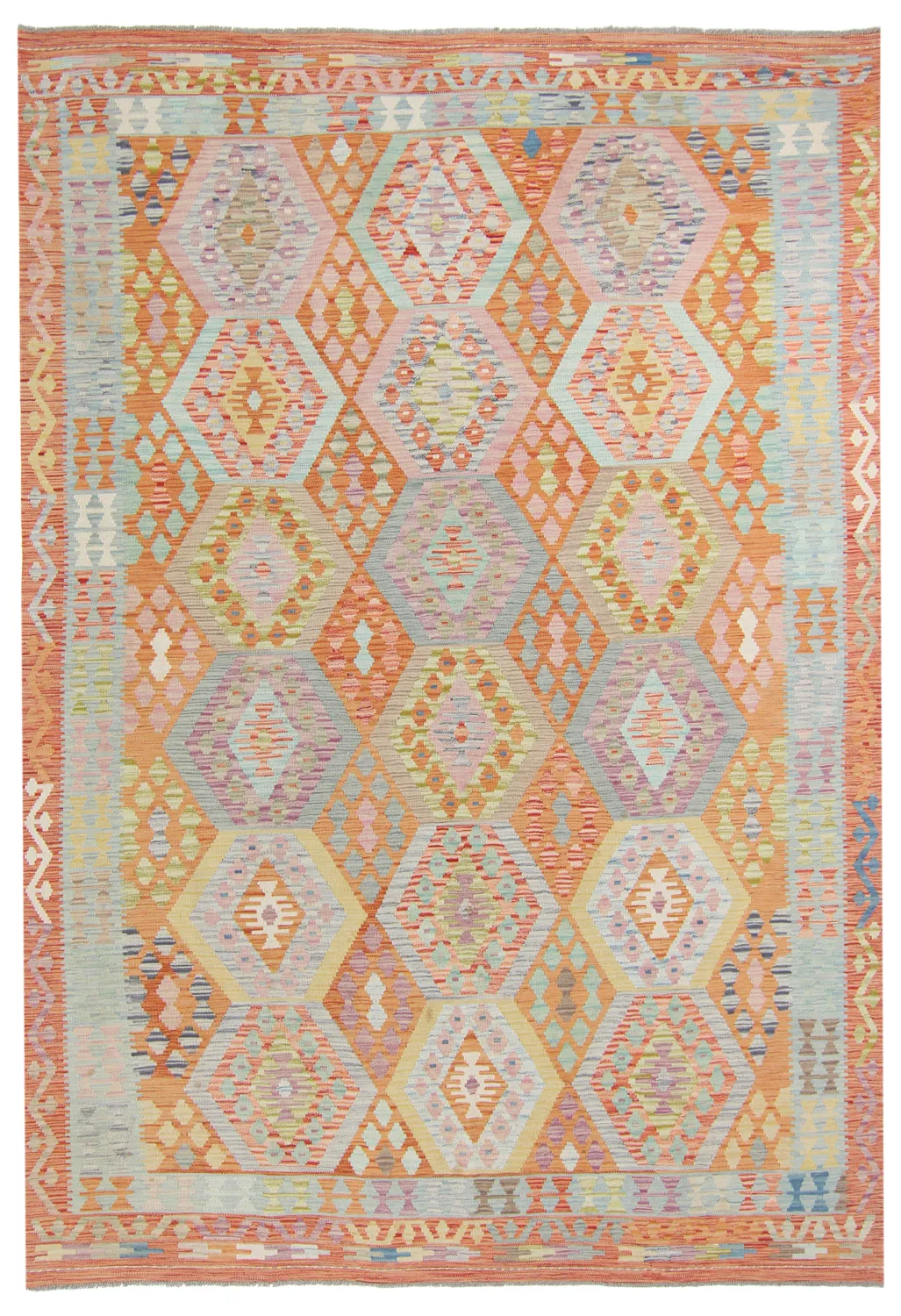 Orientalsk kelimtæppe 304 x 208 cm