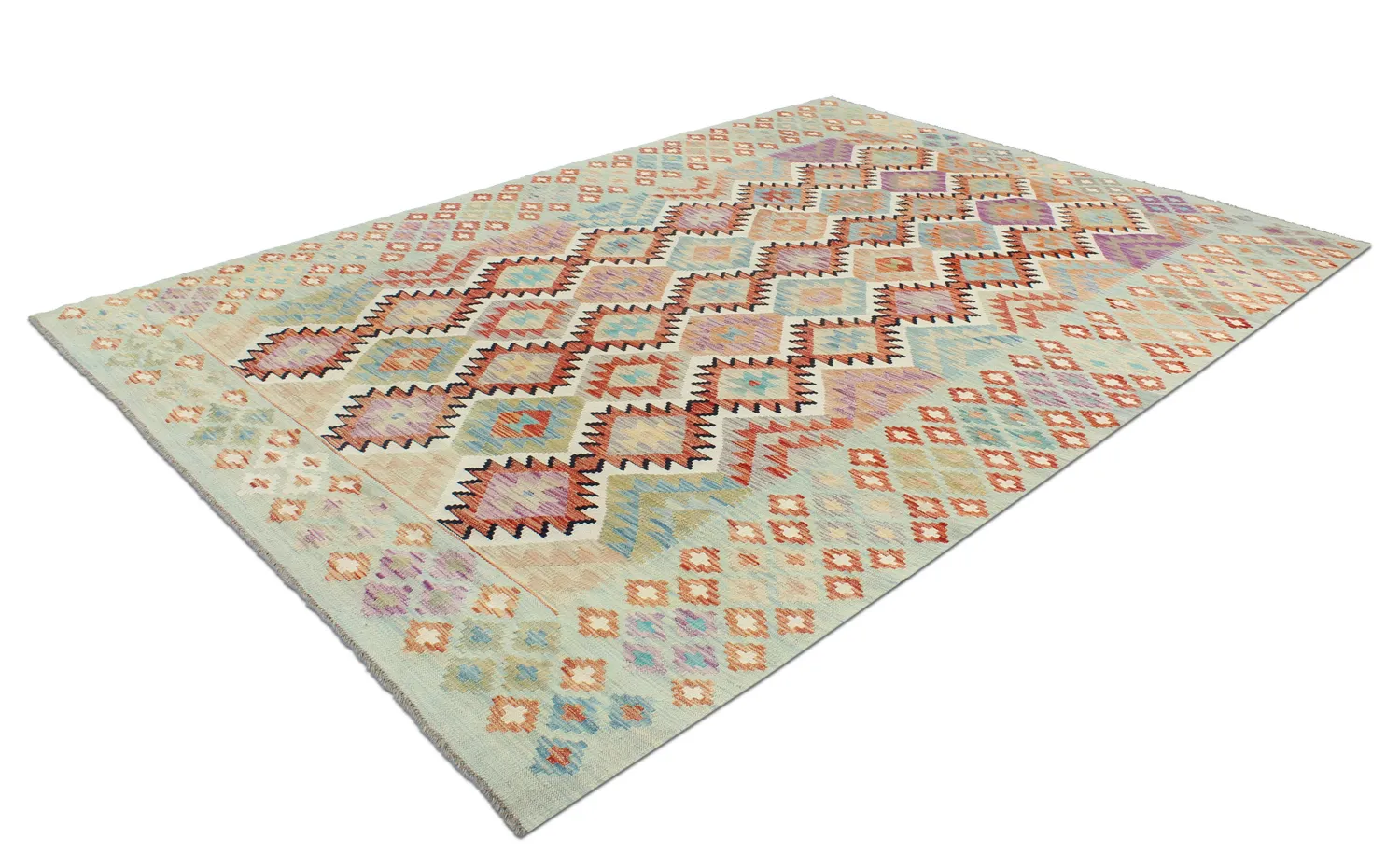 Orientalsk kelimtæppe 299 x 209 cm