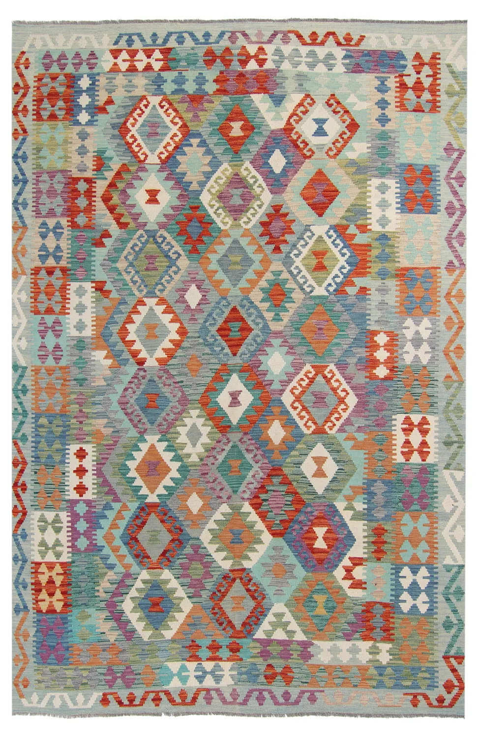 Orientalsk kelimtæppe 295 x 200 cm