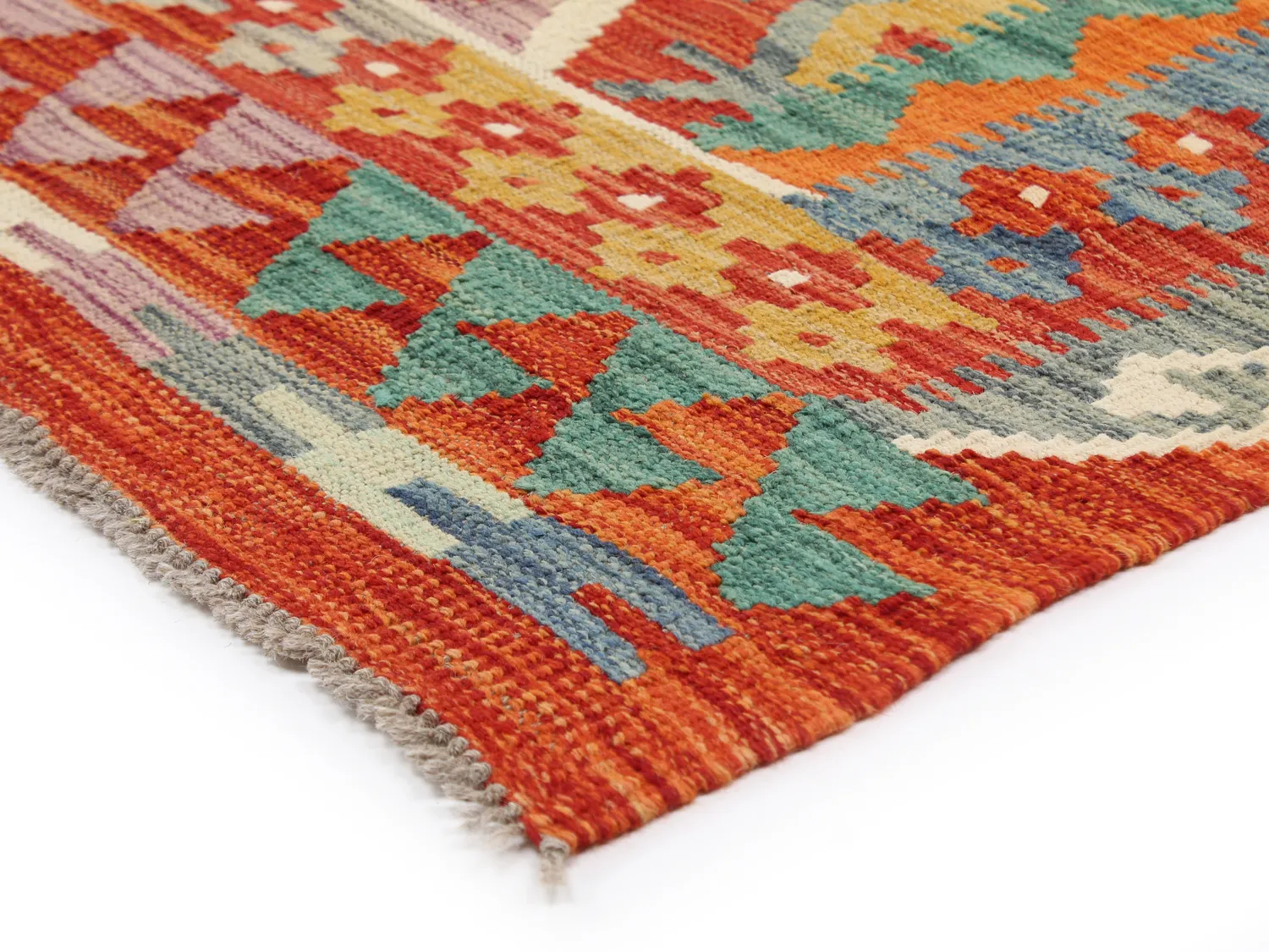 Orientalsk kelimtæppe 301 x 204 cm