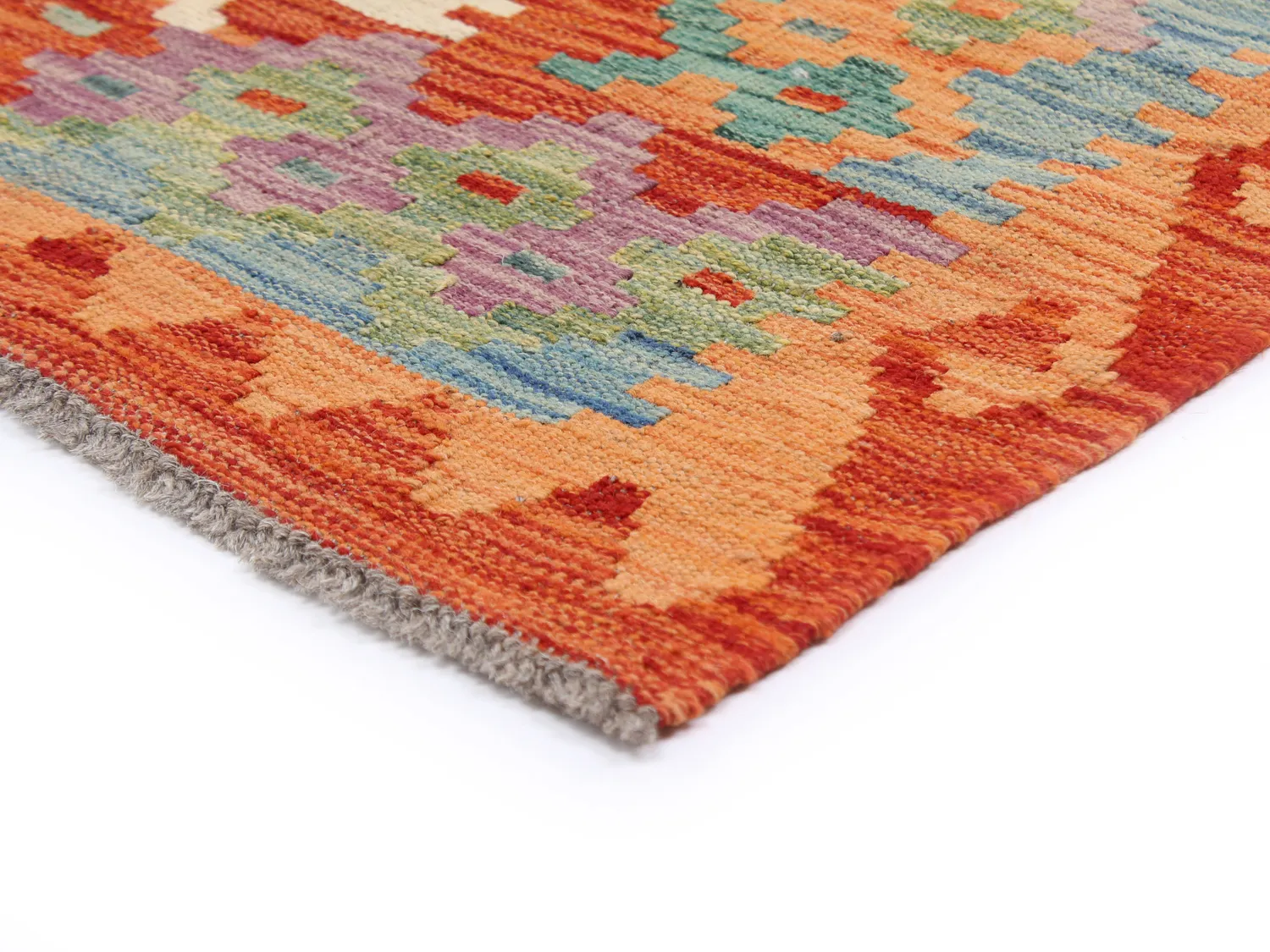 Orientalsk kelimtæppe 302 x 205 cm