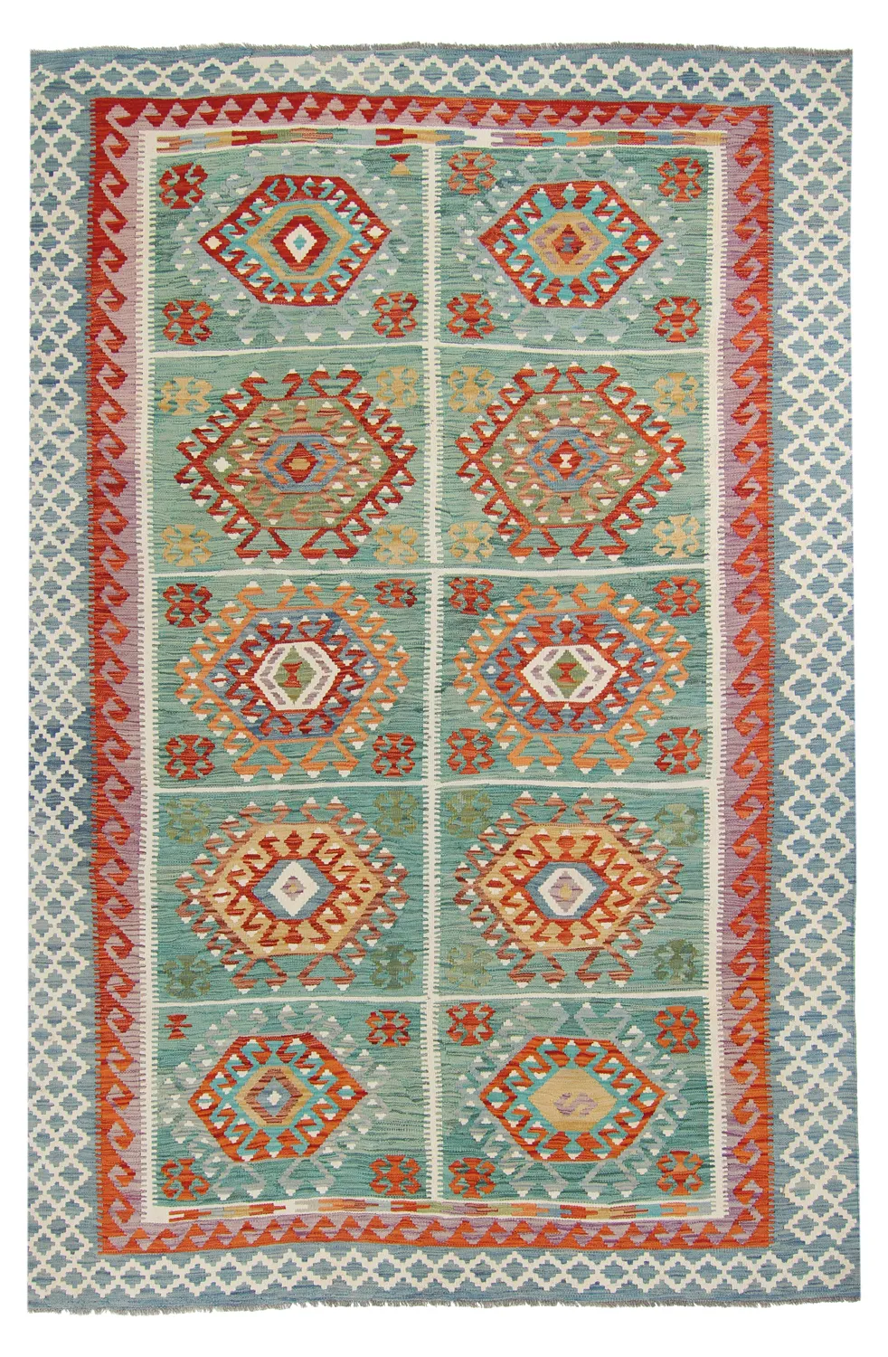 Orientalsk kelimtæppe 301 x 201 cm
