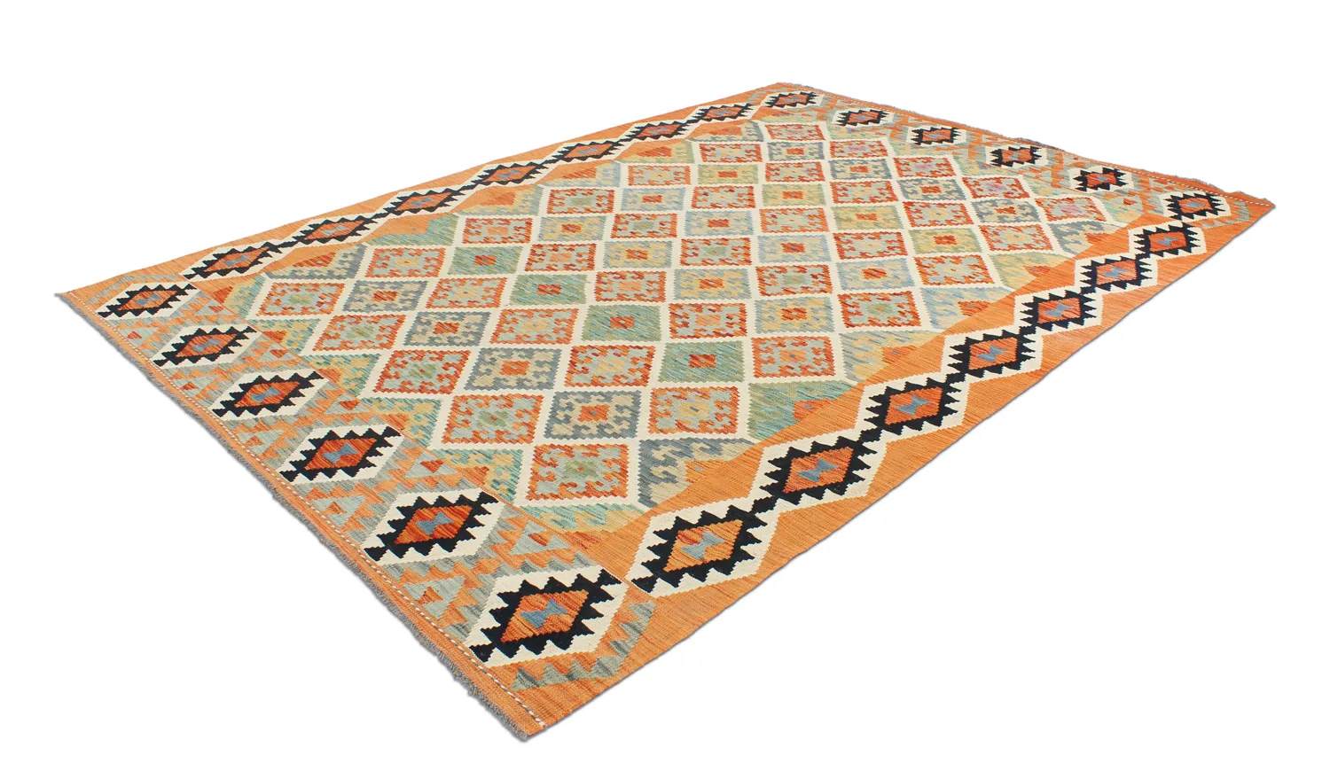 Orientalsk kelimtæppe 308 x 213 cm