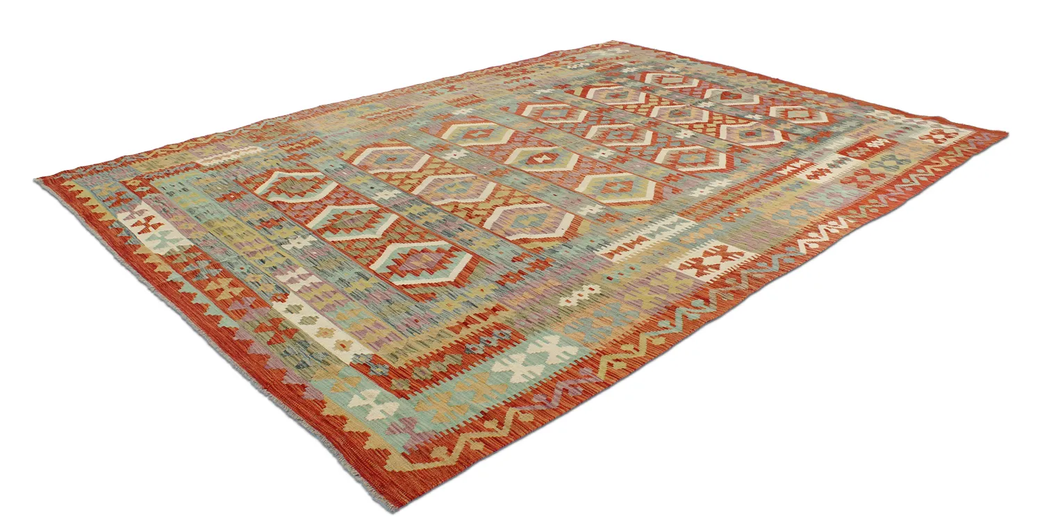 Orientalsk kelimtæppe 344 x 246 cm