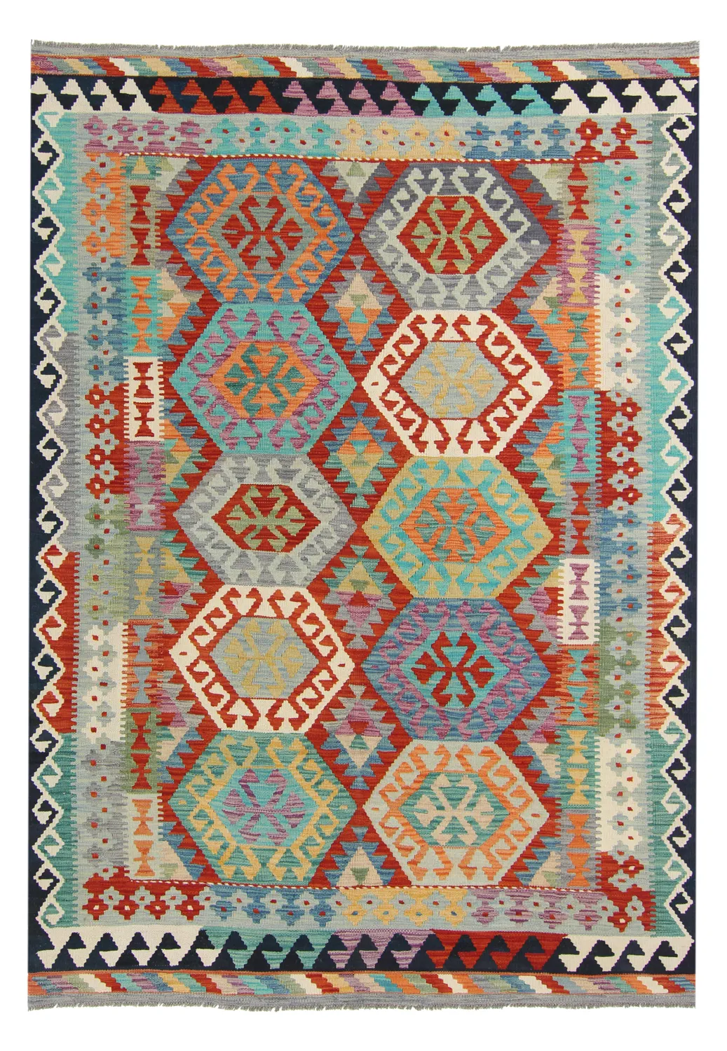 Orientalsk kelimtæppe 240 x 169 cm