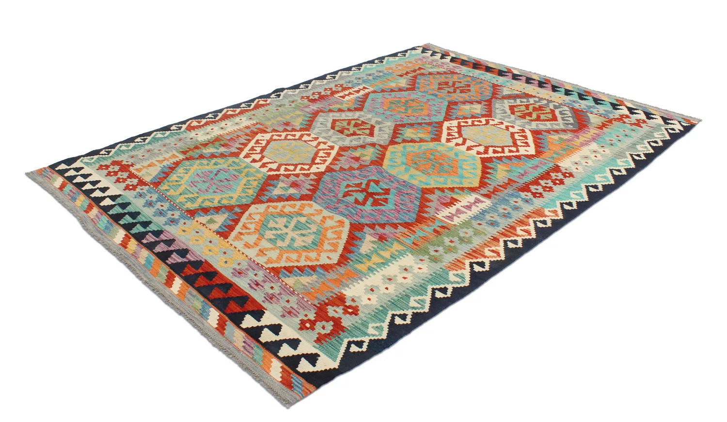 Orientalsk kelimtæppe 240 x 169 cm