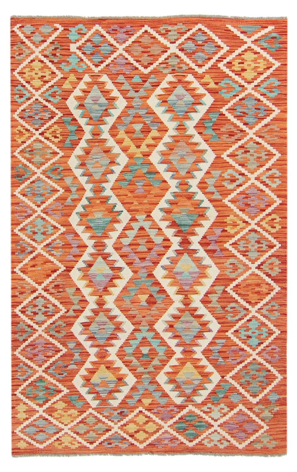 Orientalsk kelimtæppe 193 x 124 cm