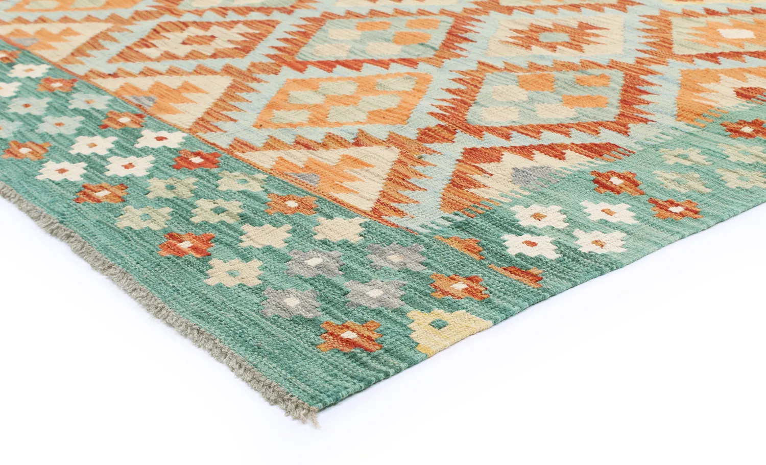 Orientalsk kelimtæppe 252 x 165 cm