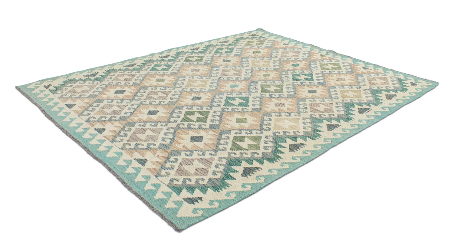 Orientalsk kelimtæppe 197 x 154 cm
