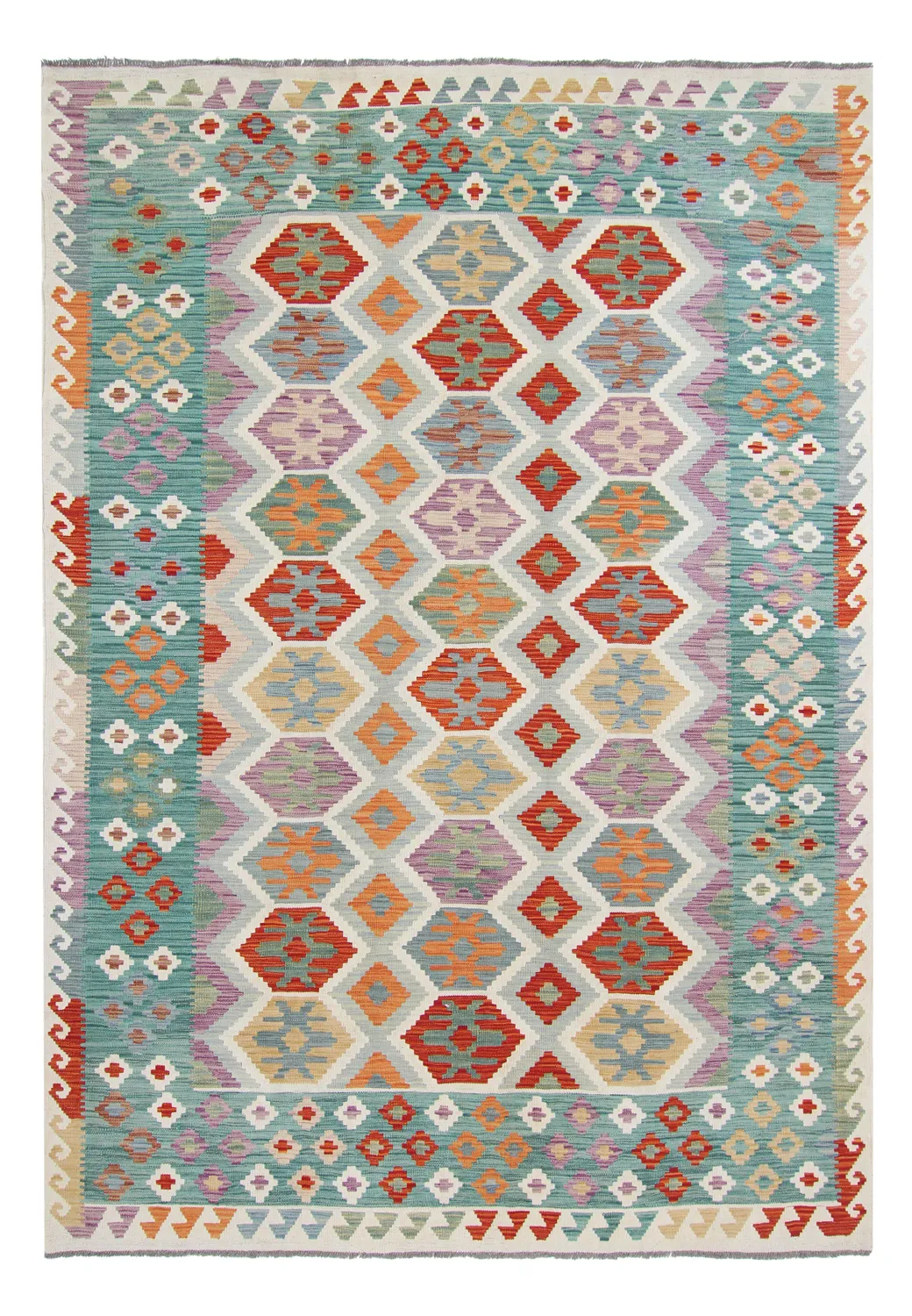 Orientalsk kelimtæppe 287 x 203 cm