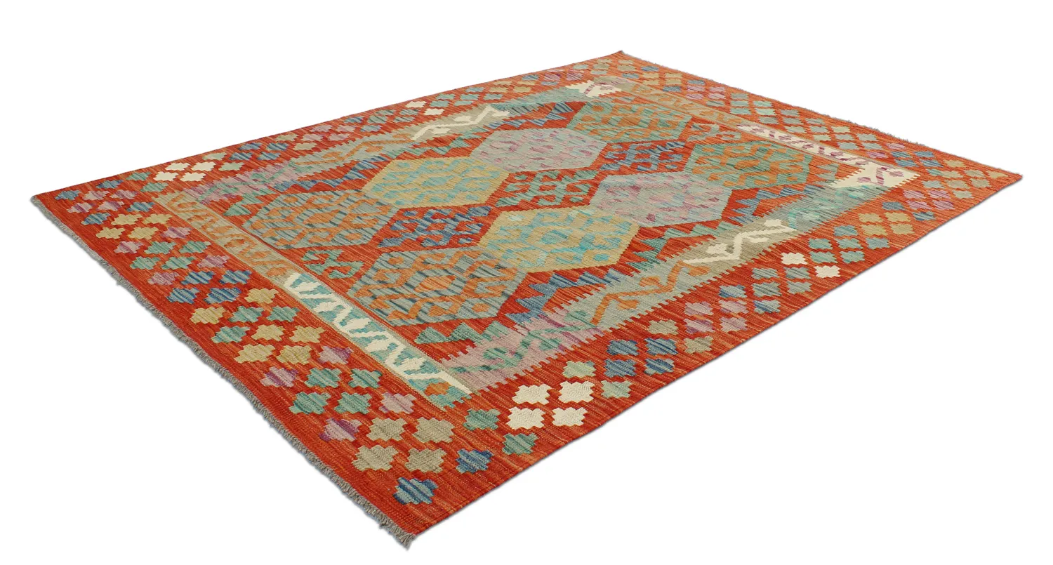 Orientalsk kelimtæppe 200 x 151 cm