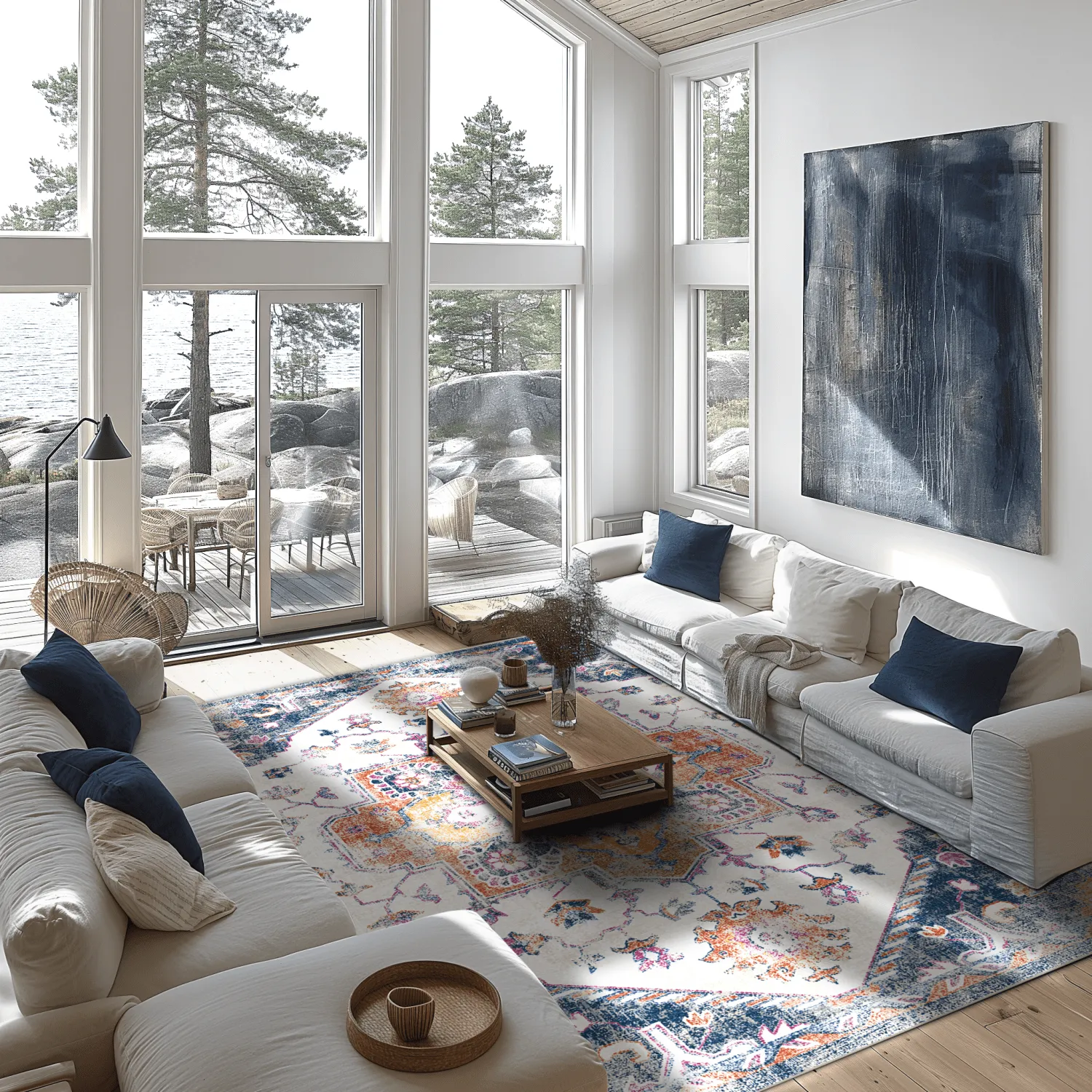 Wilton-tæppe - Lamta (multi)