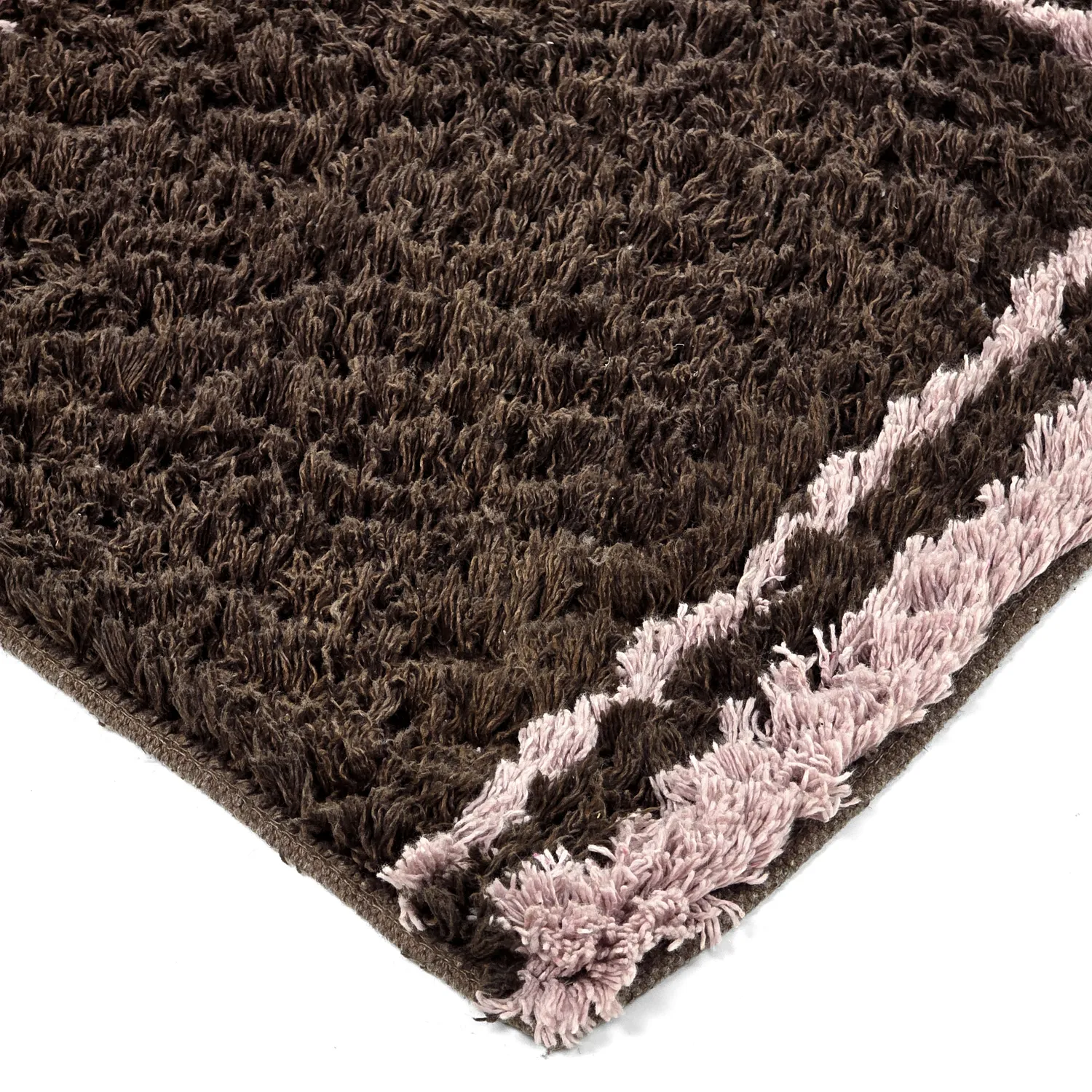 Ryatæpper - Lana Natural Cotton Shaggy (brun)